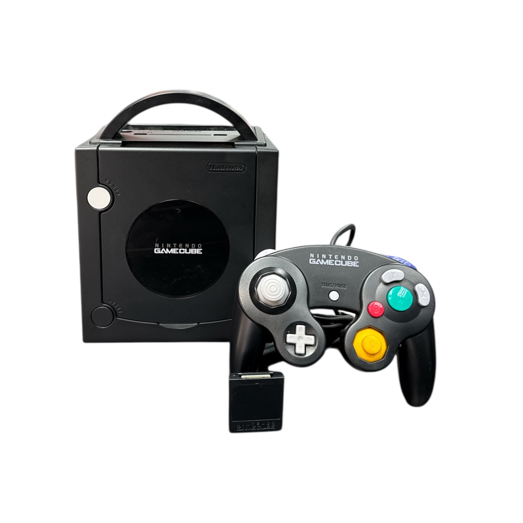 Product photo for Nintendo GameCube Console, Black, Unboxed
