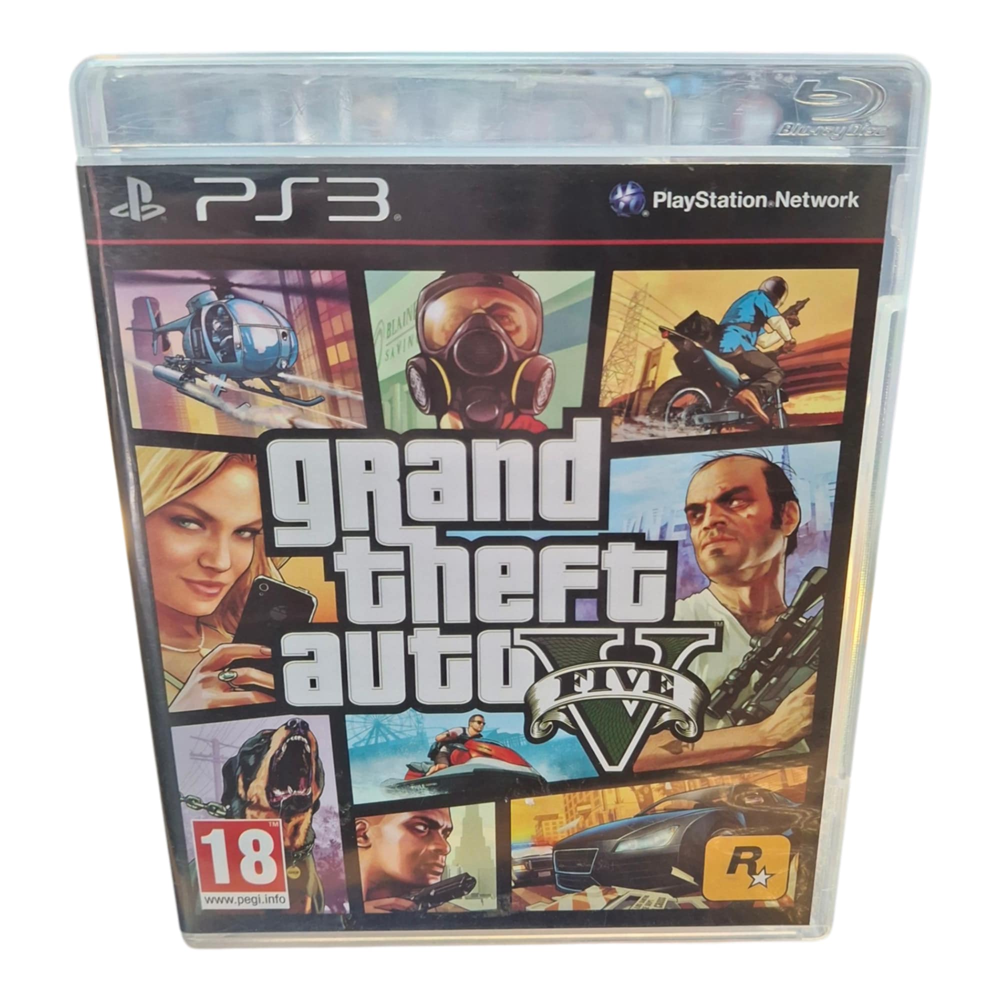 Product photo for Grand Theft Auto V (5) - PS3 Game