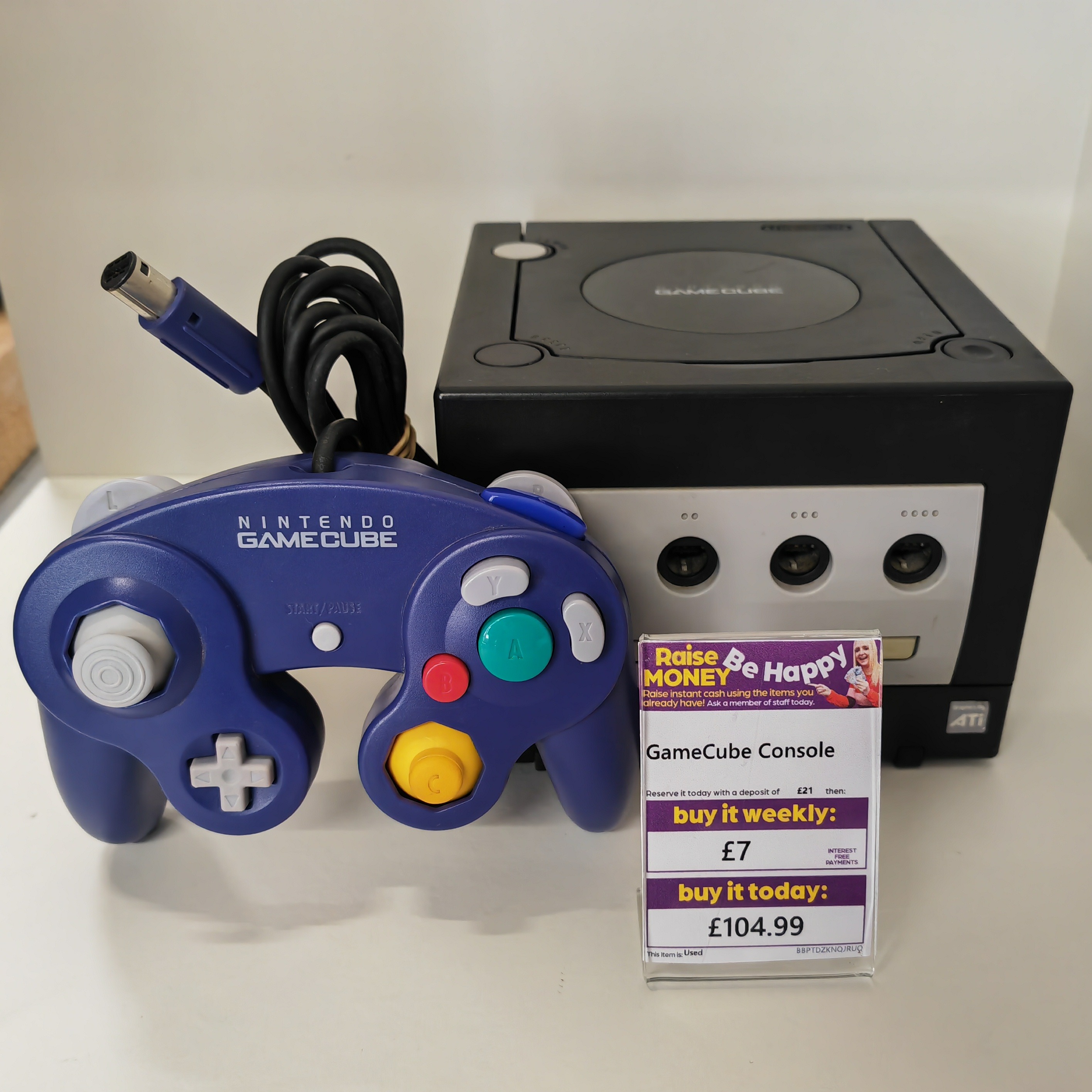 Product photo for GameCube Console with Indigo Controller