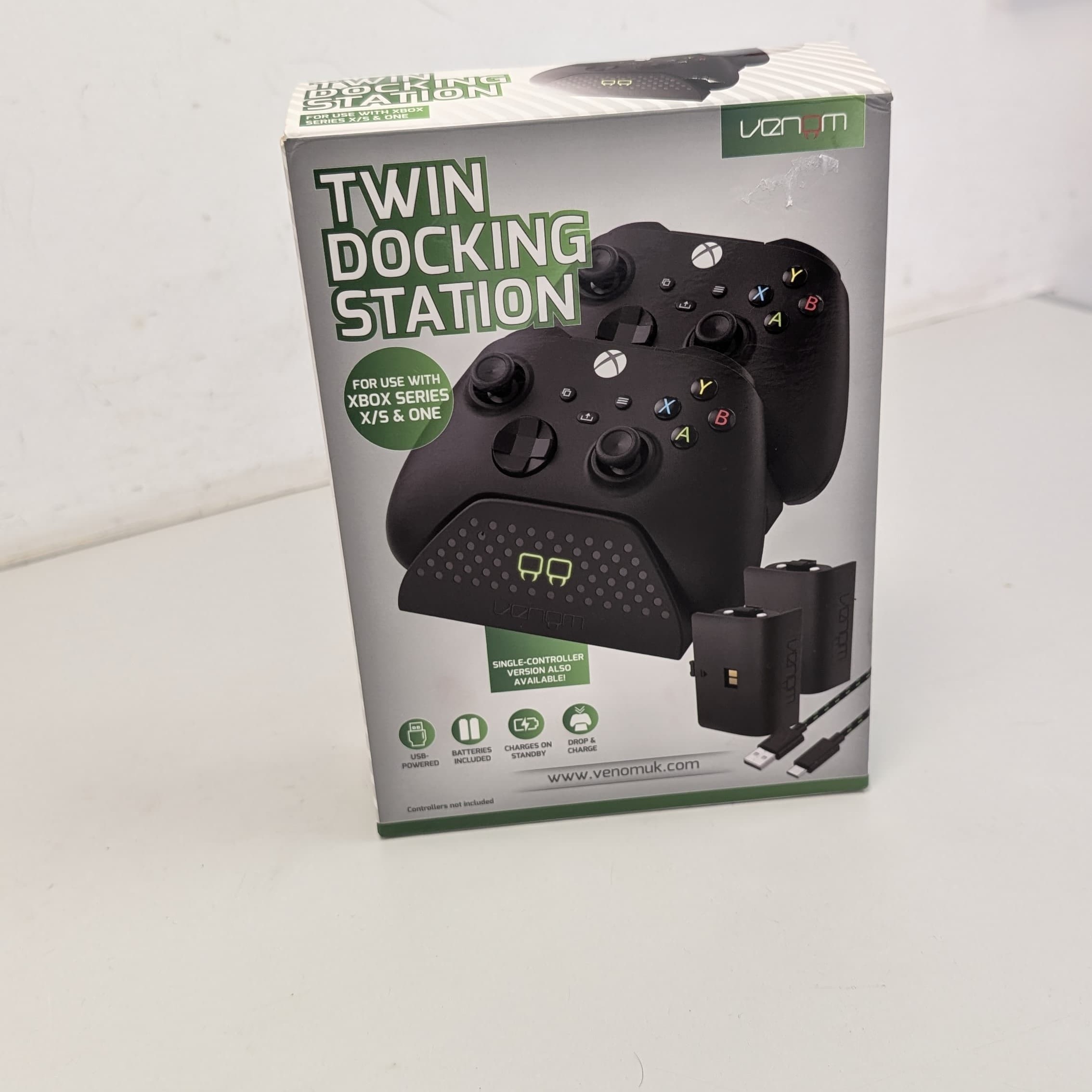 Product photo for Venom Twin Docking Station for Xbox Series X/S & One - Model VS2881 Black