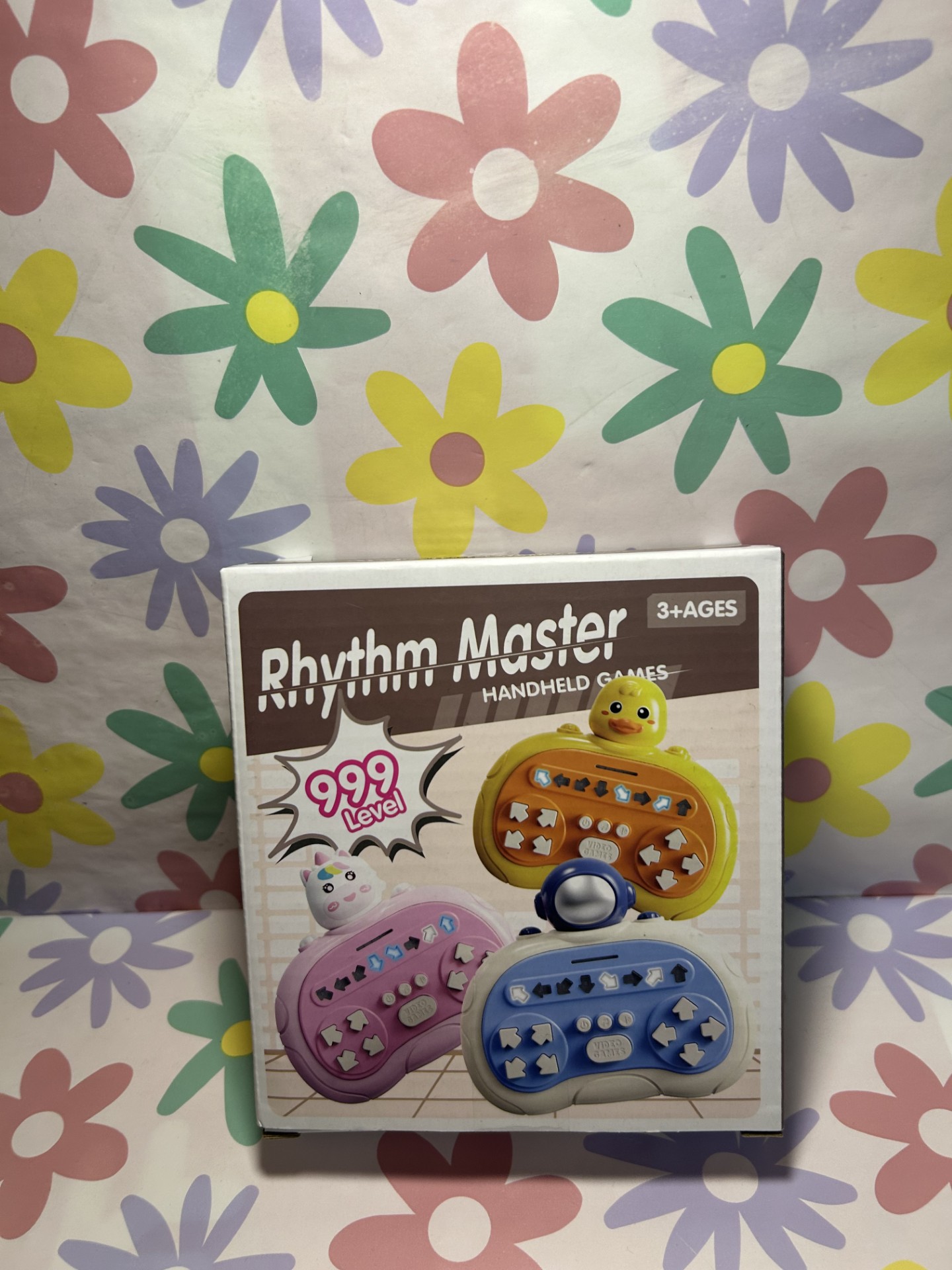 Product photo for RHYTHM MASTER HAND HELD GAMES *3+AGES*