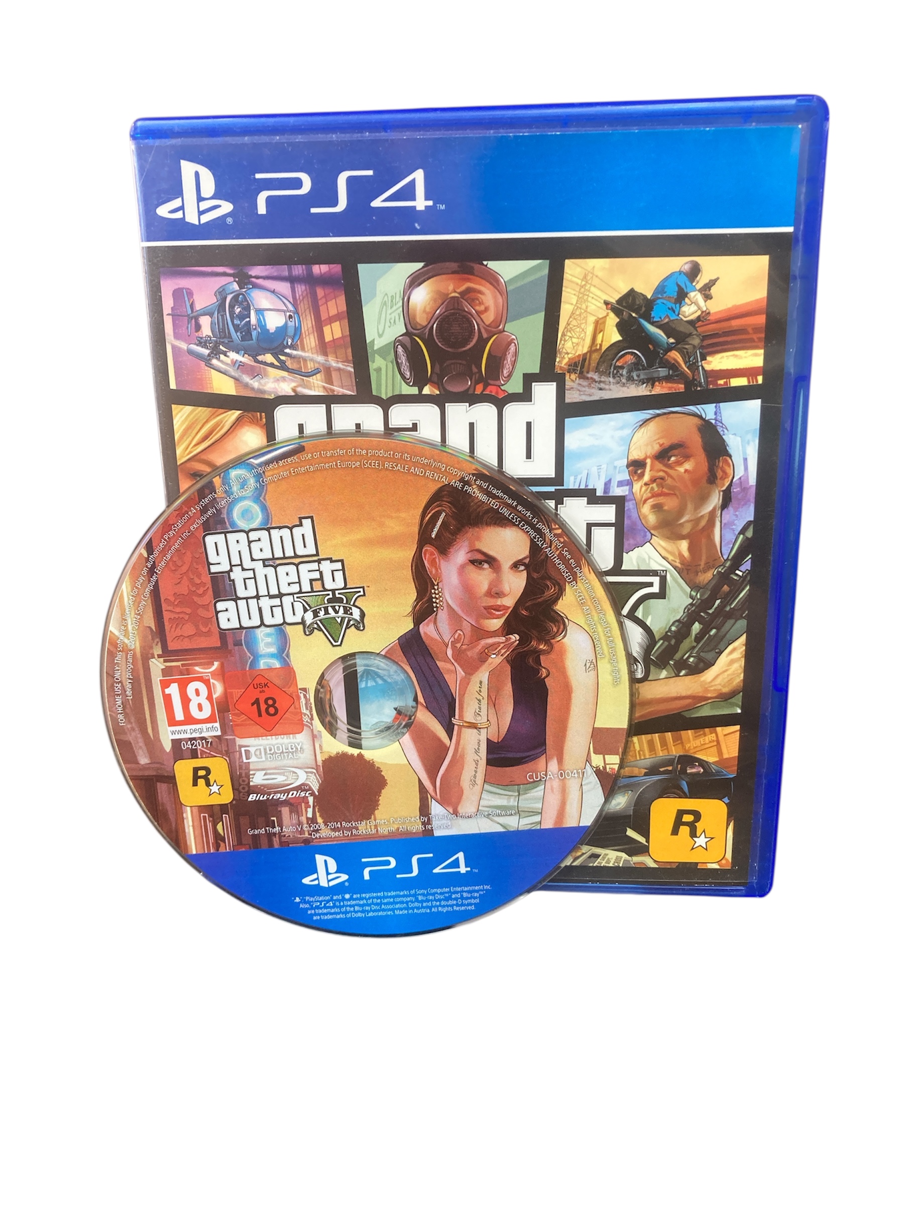 Product photo for Grand Theft Auto V (PS4)