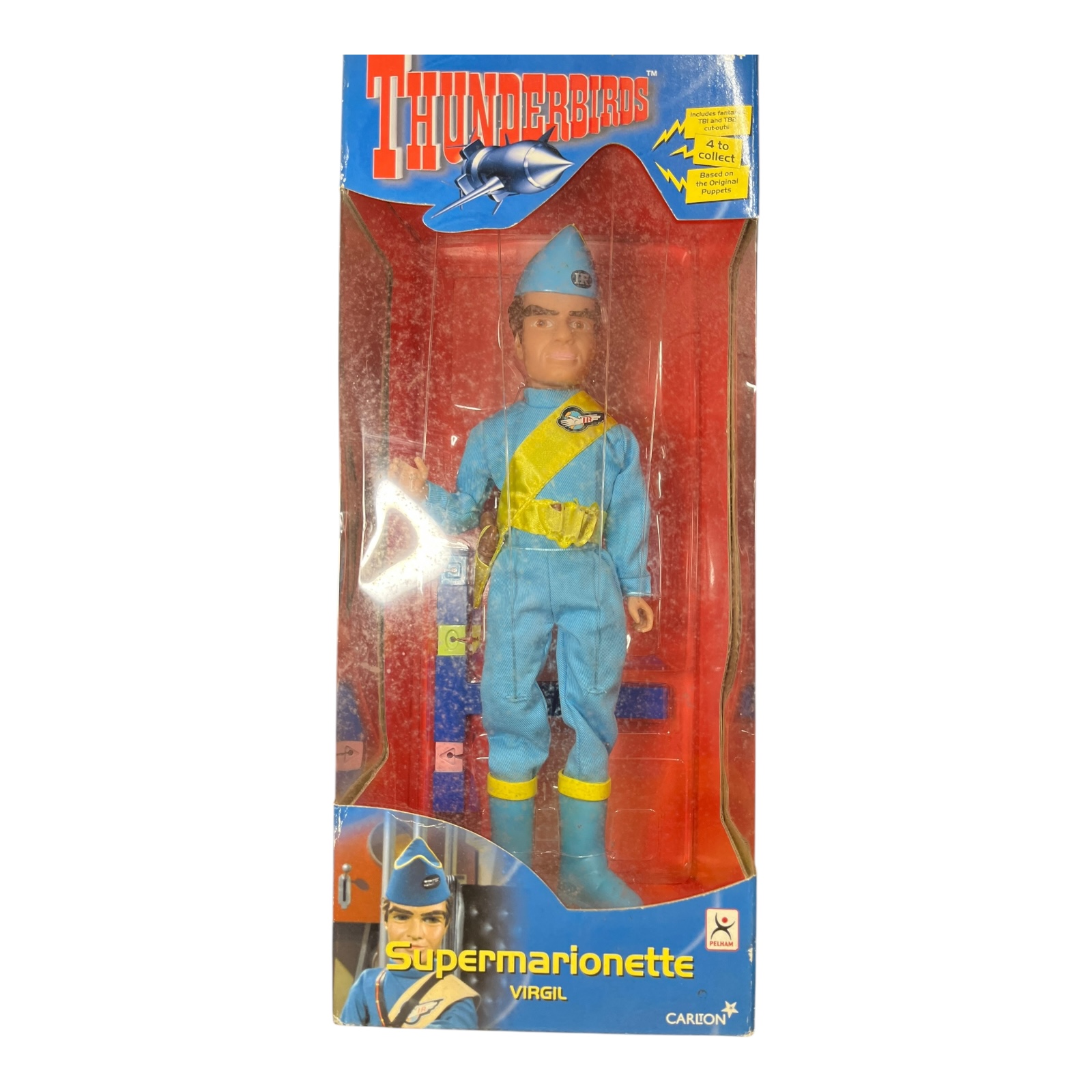 Product photo for Thunderbirds Super Marionette Virgil String Puppet – Boxed, Never Opened