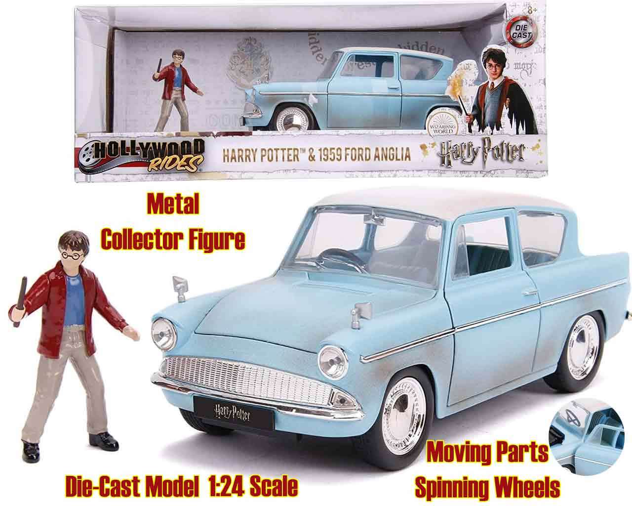 Product photo for HARRY POTTER FORD ANGLIA 1:24