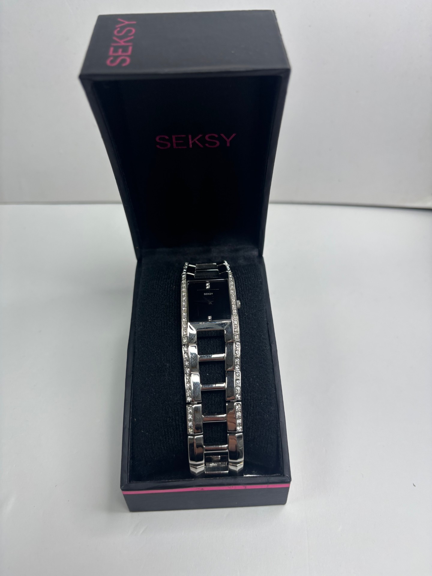 Product photo for SEKY LADIES WATCH BOXED SEKSY SQUARE WATCH WOMENS