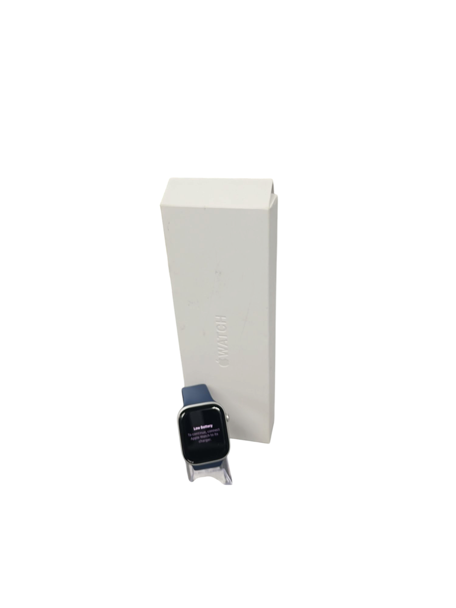 Product photo for Watch Series 10 (GPS) Navy Blue Strap, Silver Aluminium, 46mm, B