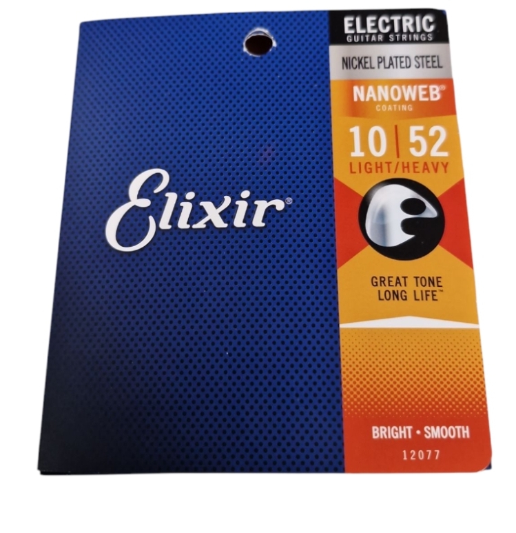 Product photo for ELIXIR E12077 NANO ELEC LIGHT HEAVY 10-52 SET