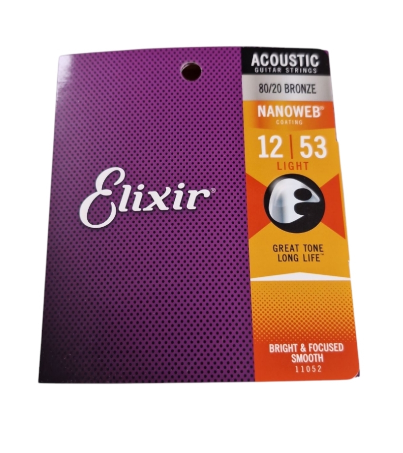 Product photo for ELIXIR E11052 NANO 80/20 ACOUST LIGHT 12-53 SET