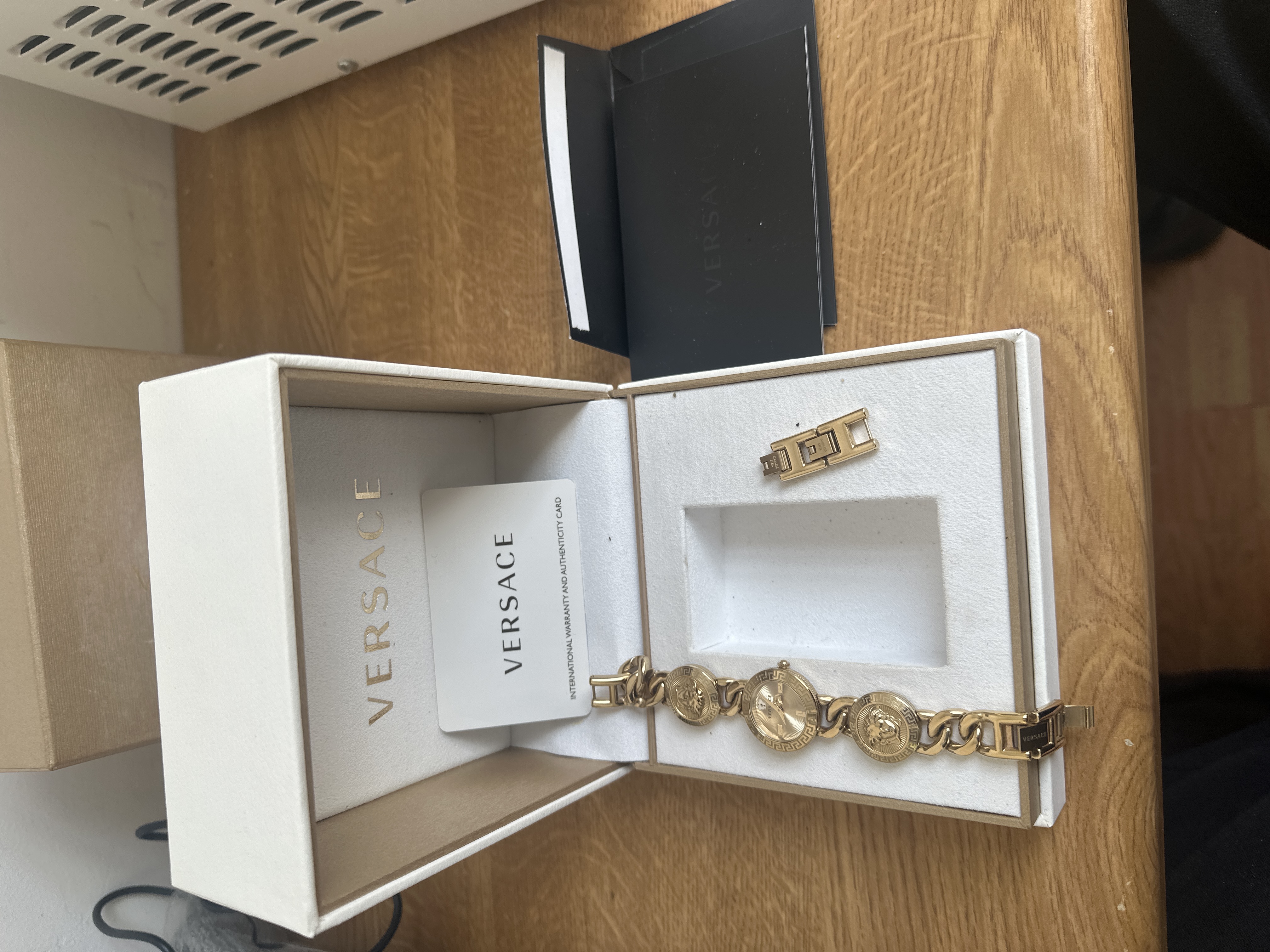 Product photo for Versace stud icon watch