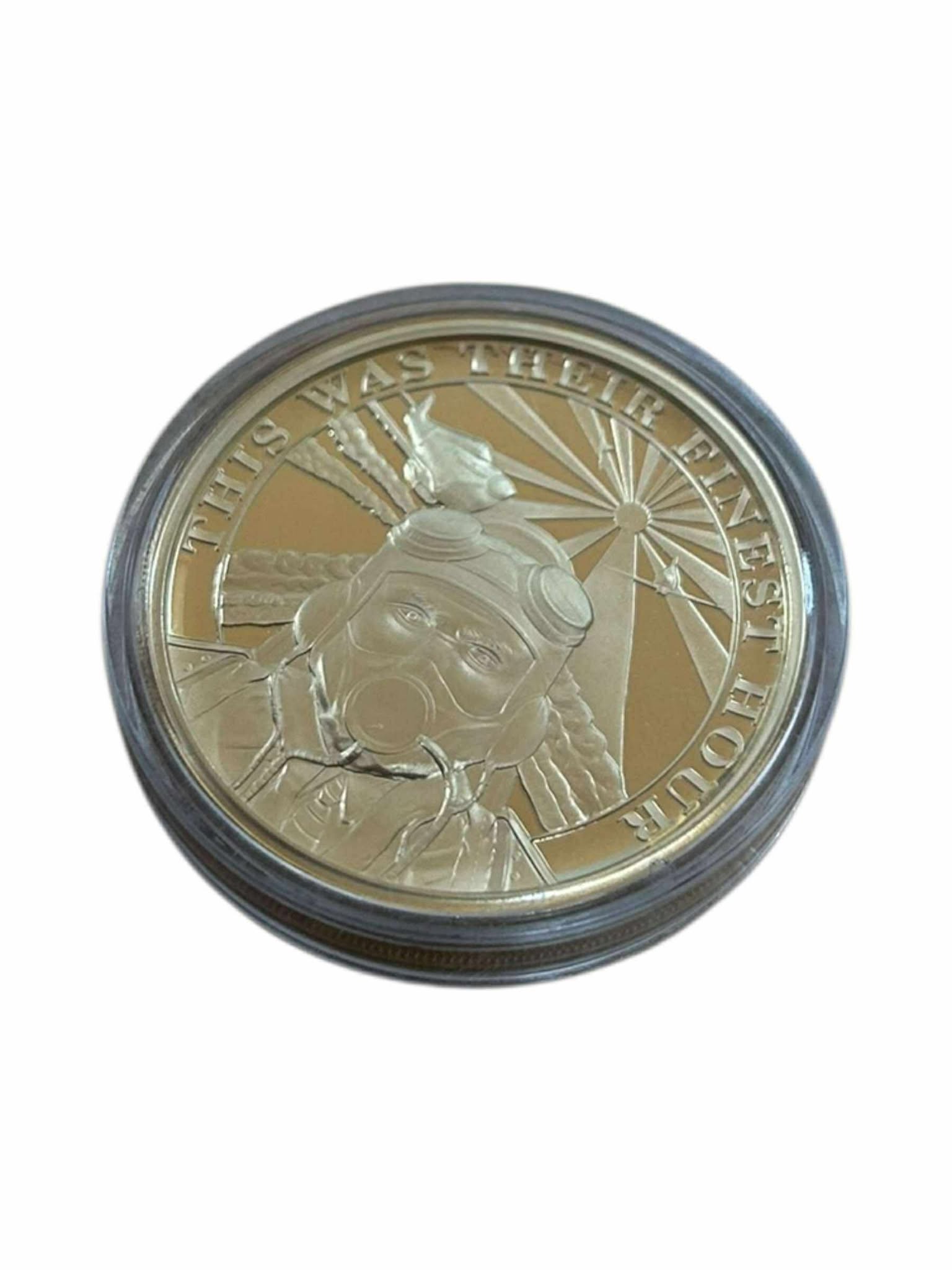 Product photo for 2020 RAF 'This Was Their Finest Hour' Gibraltar 'The Cockpit' Commemorative Crown