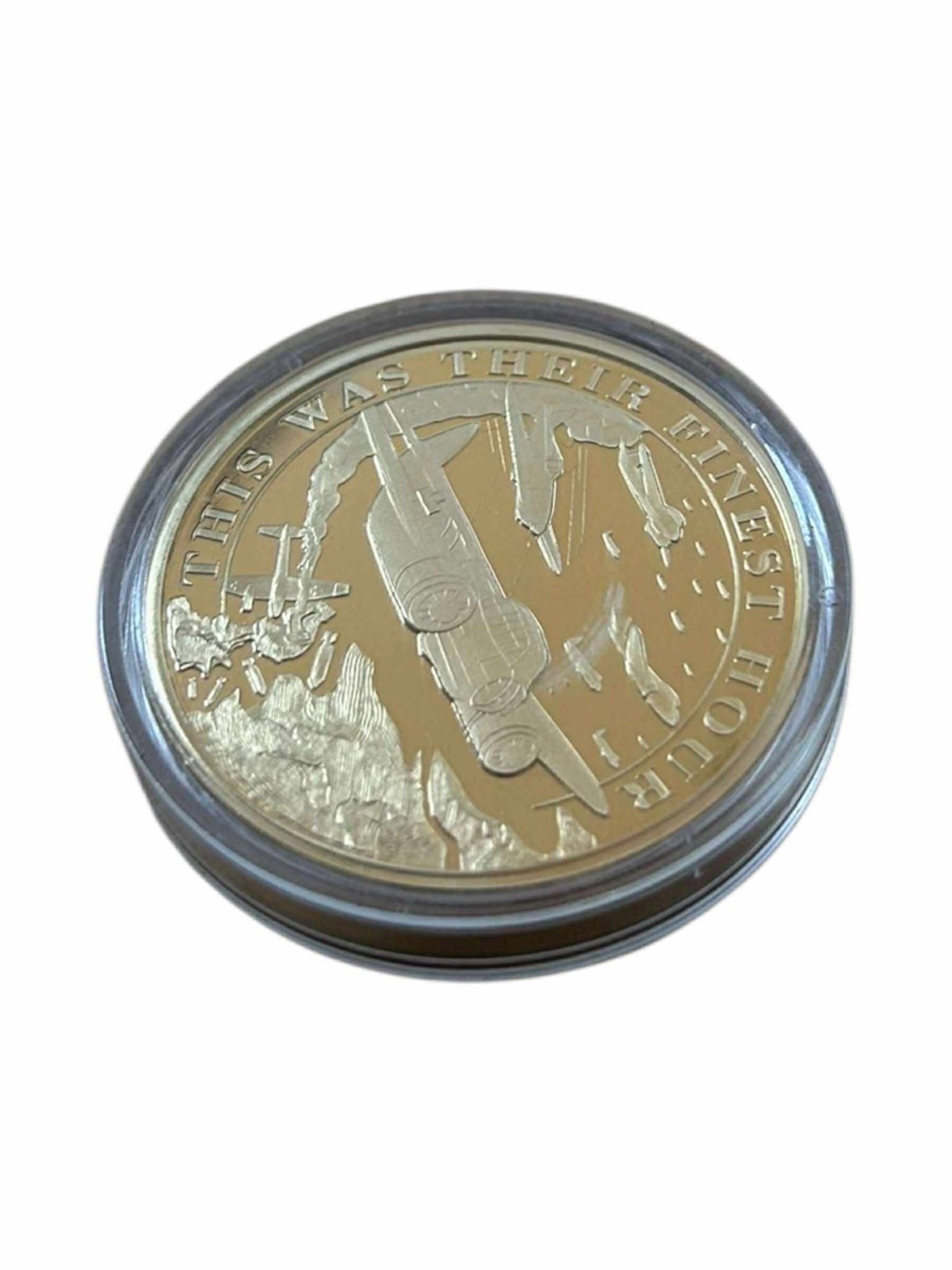 Product photo for 2020 RAF 'This Was Their Finest Hour' Gibraltar 'Dogfight' Commemorative Crown