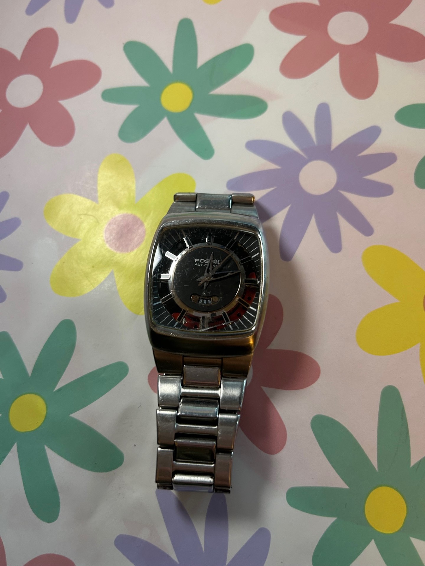 Product photo for SILVER FOSSIL WATCH