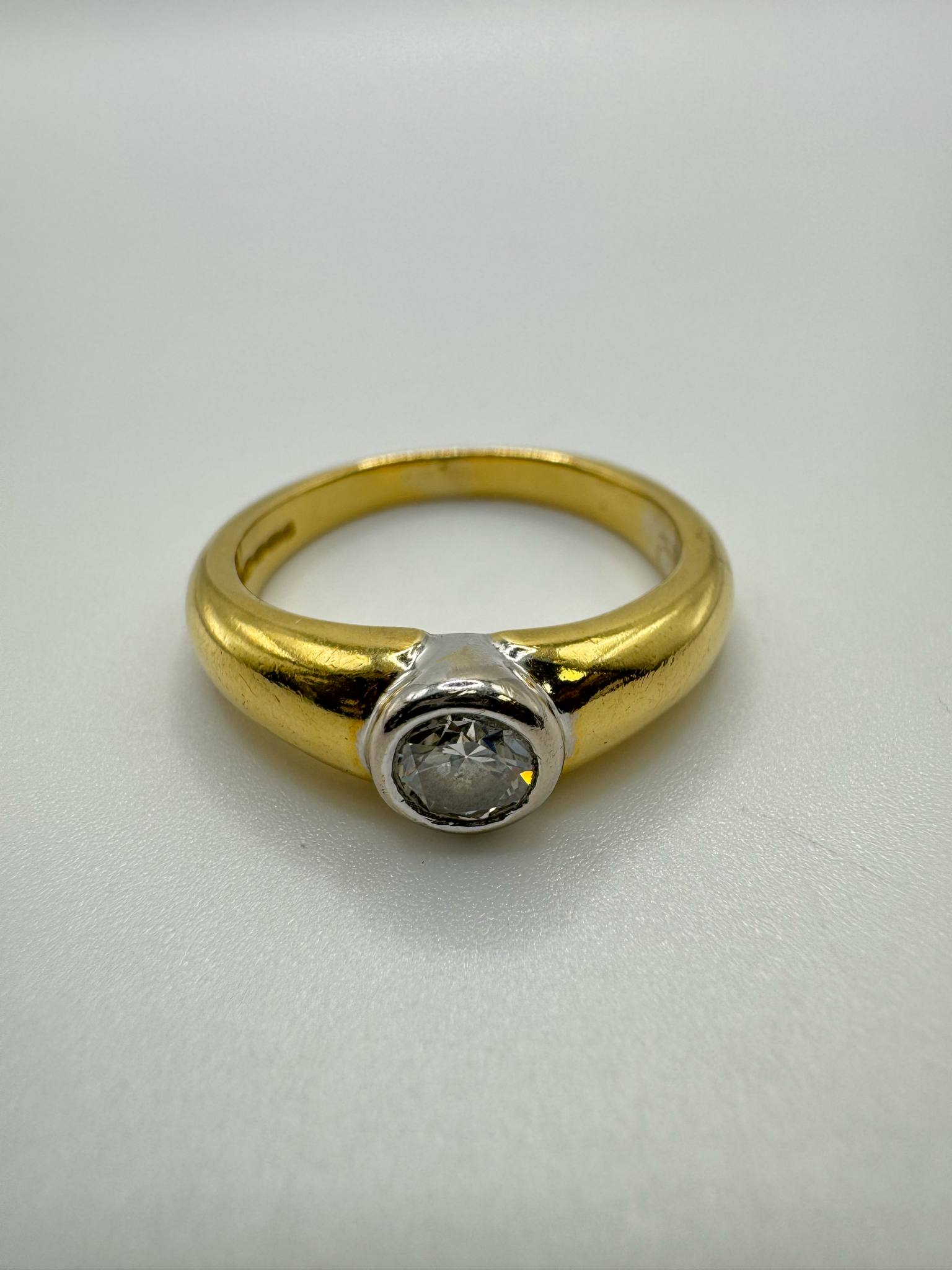 Product photo for 18ct Solitaire Brilliant Cut Diamond Ring