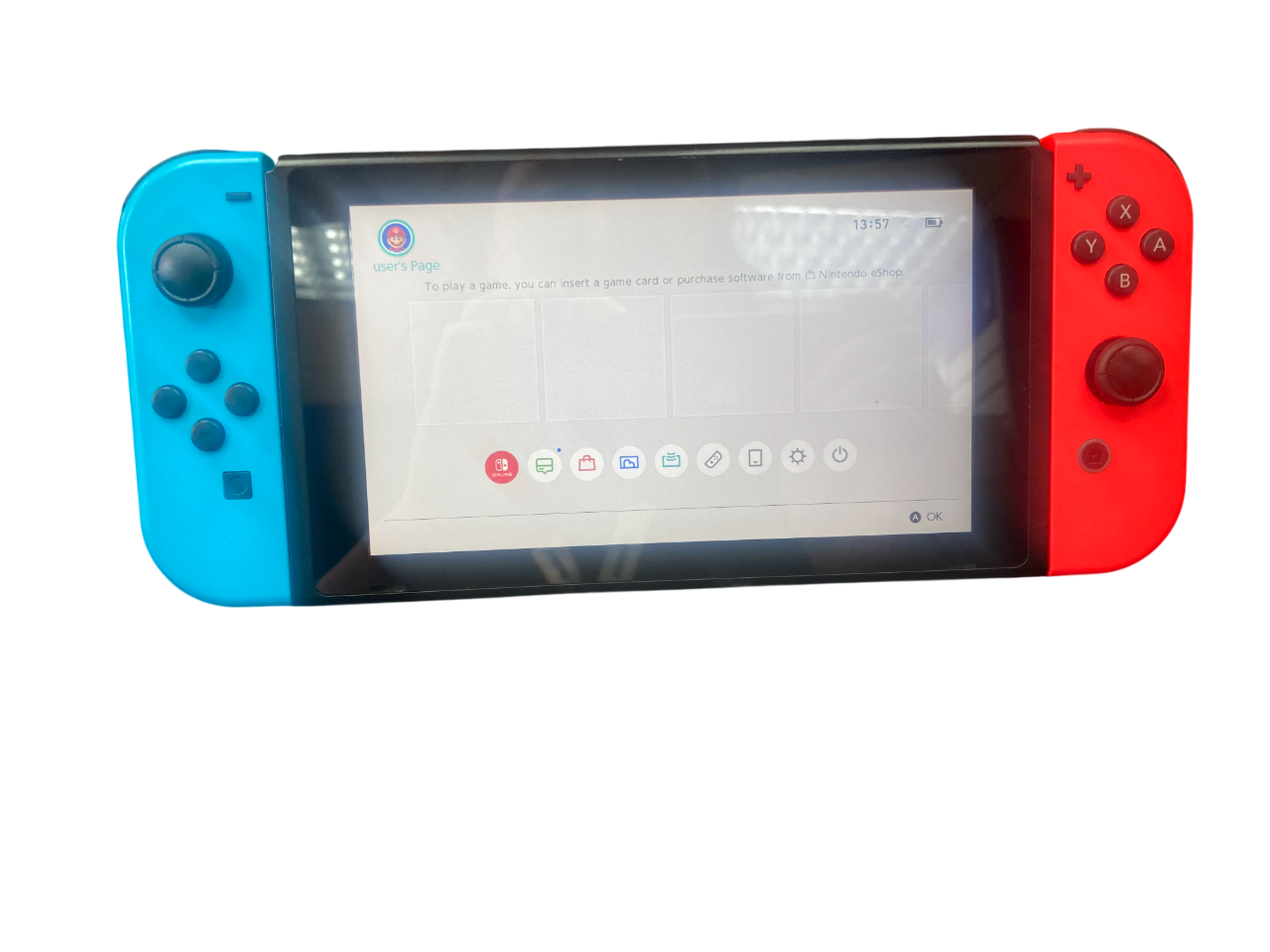 Product photo for Nintendo Switch 32GB Unboxed 3rd party controllers *SALE - WAS £139.99