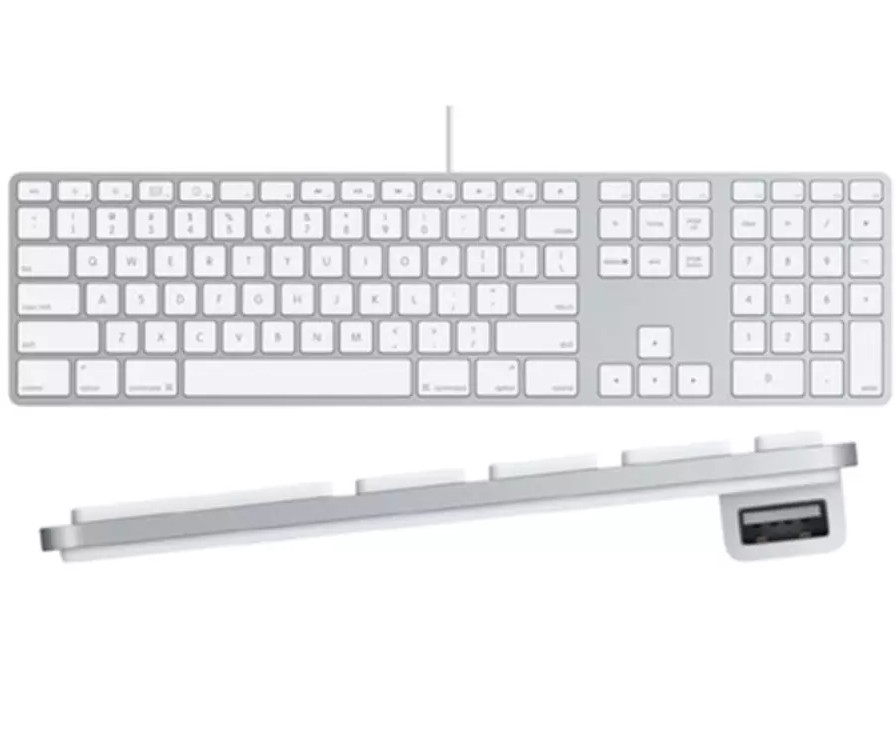 Product photo for Apple Keyboard with Numeric Keypad MB110B/B – New & Sealed