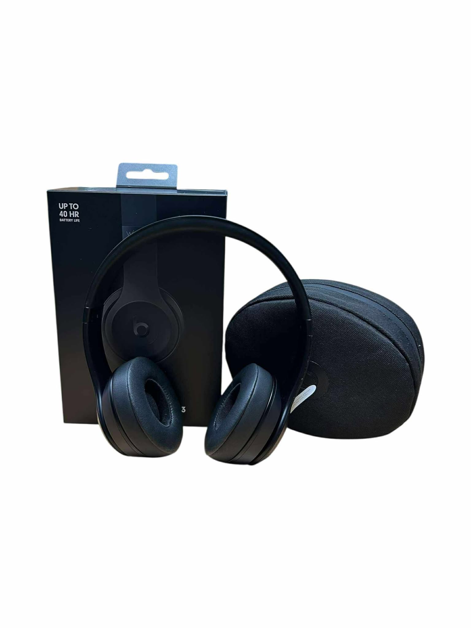 Product photo for Beats Solo3 Wireless On-Ear Headphones - Matte Black (Boxed)