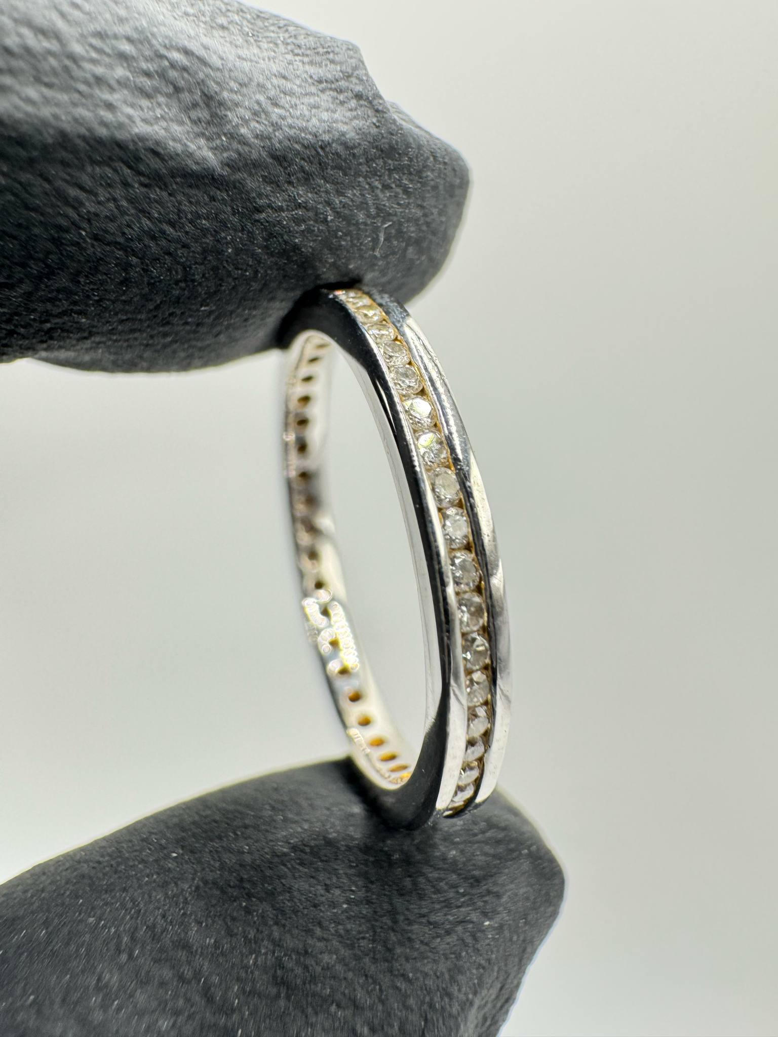 Product photo for 18ct White Gold Full Eternity Diamond Ring