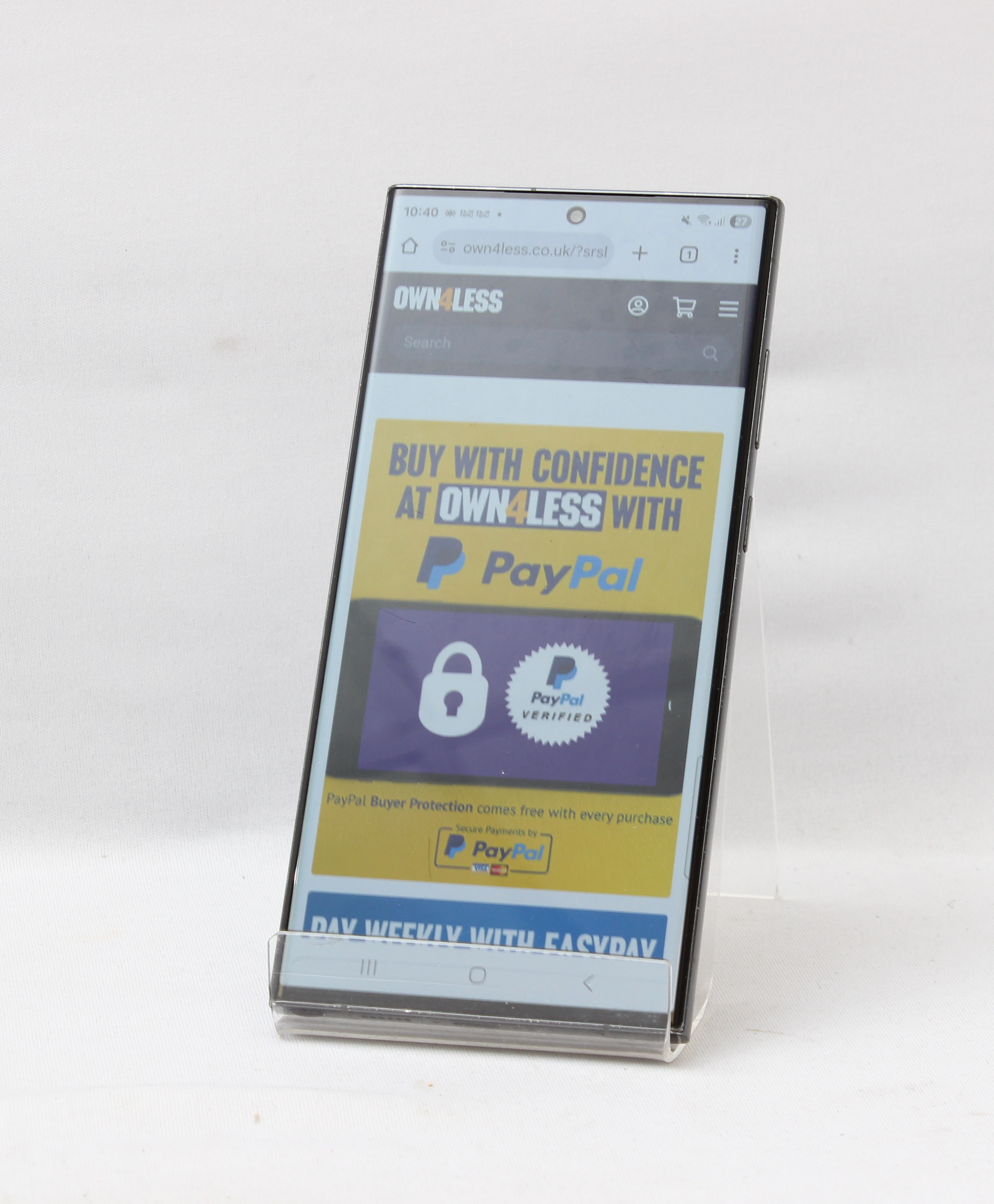 Product photo for Samsung Galaxy S23 Ultra 256GB Android Smartphone - Network Unlocked (C)