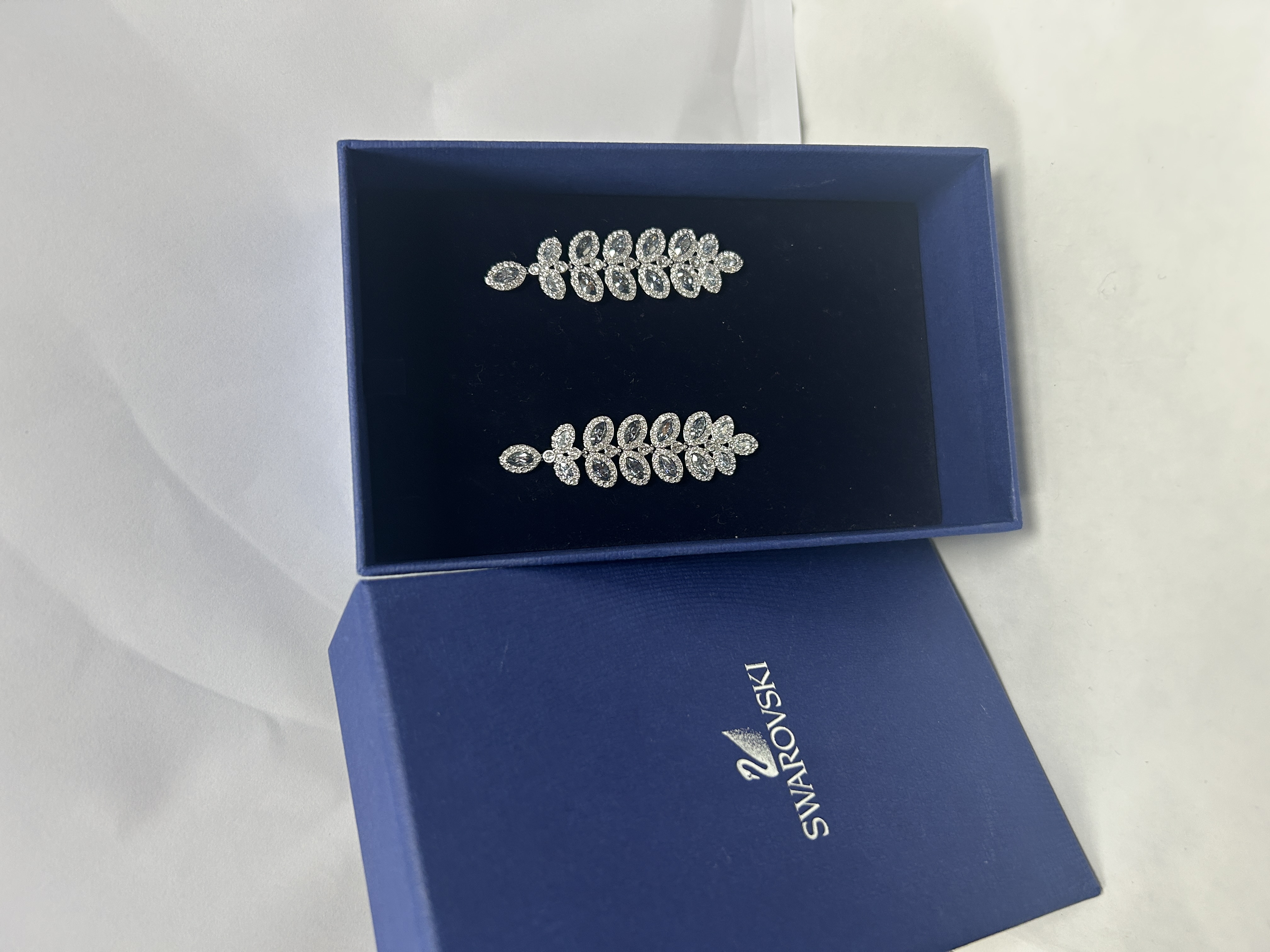 Product photo for SWAROVSKI EARINGS SILVER 925 BOXED