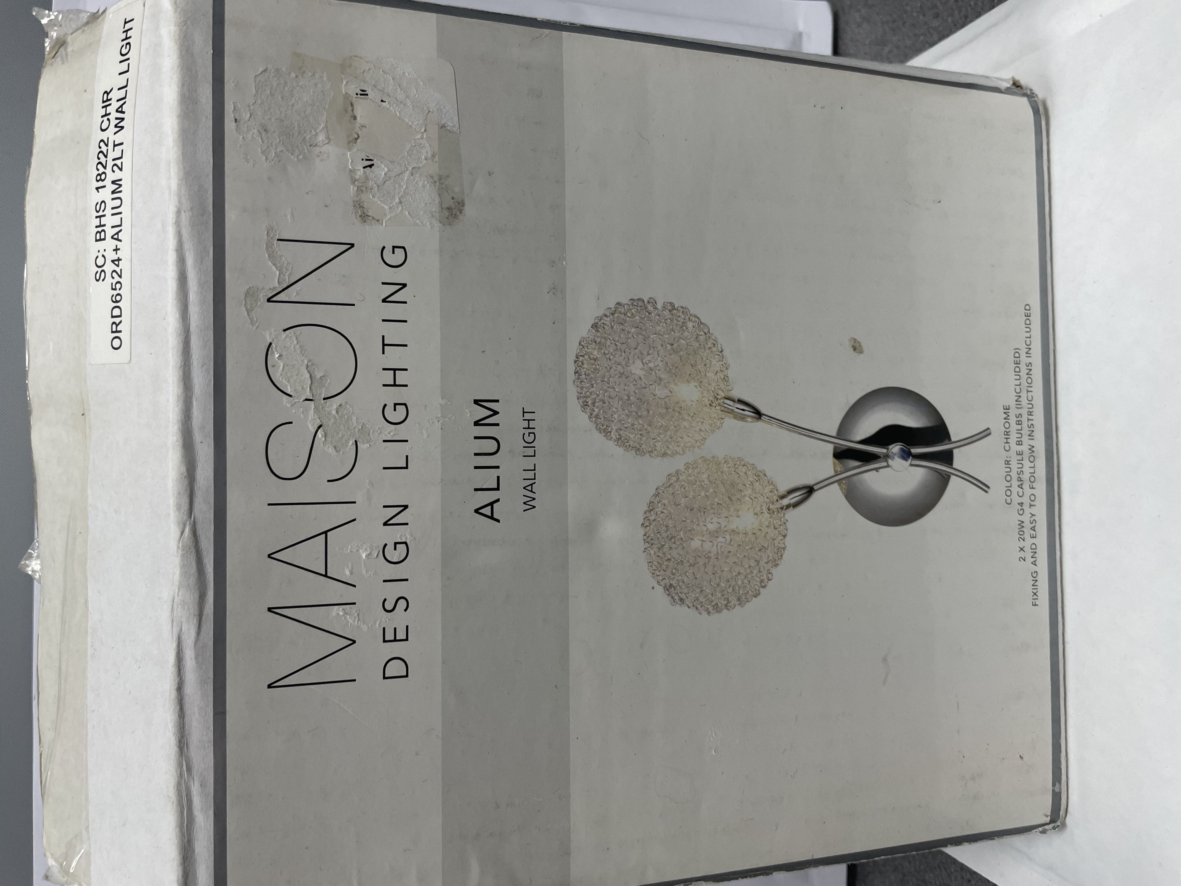 Product photo for Maison Design Lighting Alium wall light