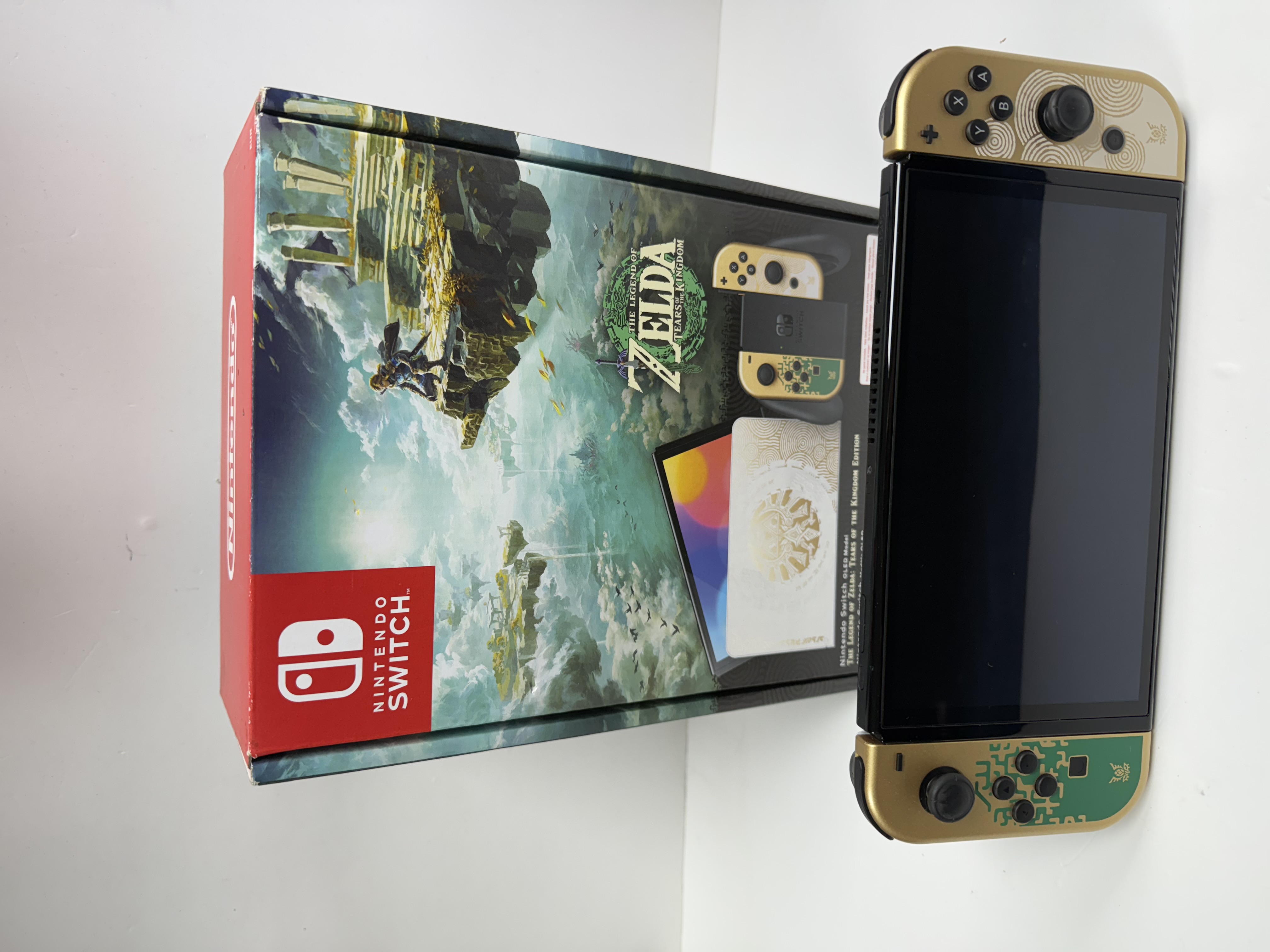 Product photo for SWITCH ZELDA EDITION OLED BOXED