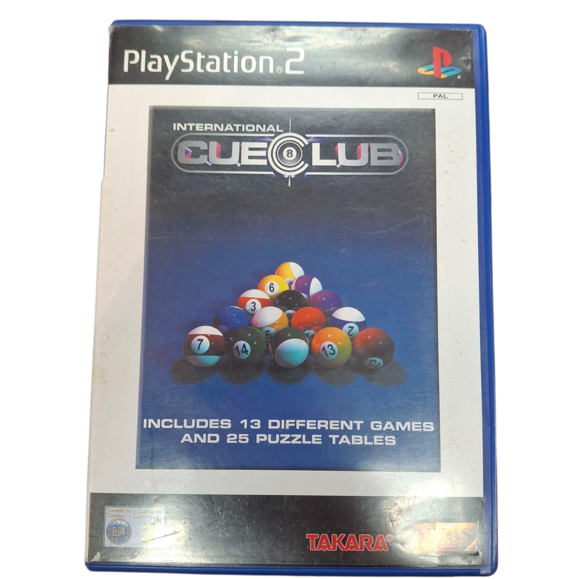 Product photo for International Cue Club - PS2 Game