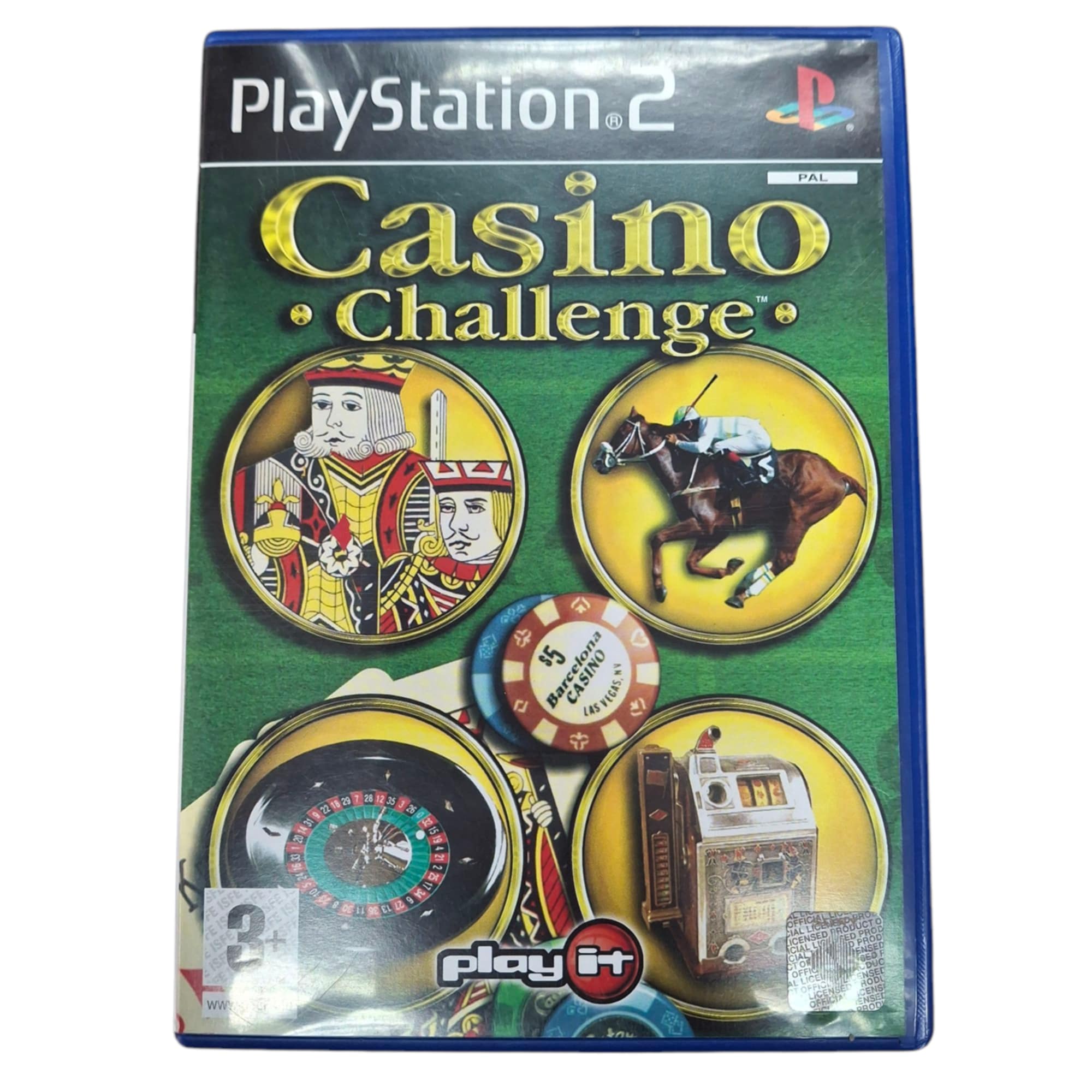 Product photo for Casino Challenge - PS2 Game