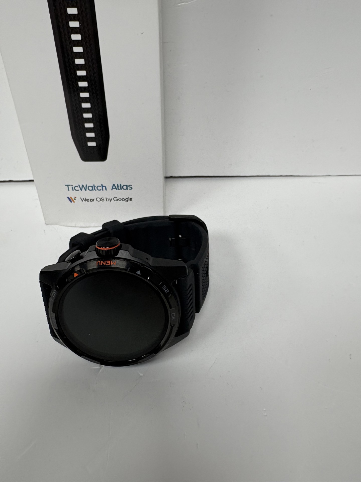 Product photo for GOOGLE TICWATCH ATLAS SMART WATCH BLACK BOXED