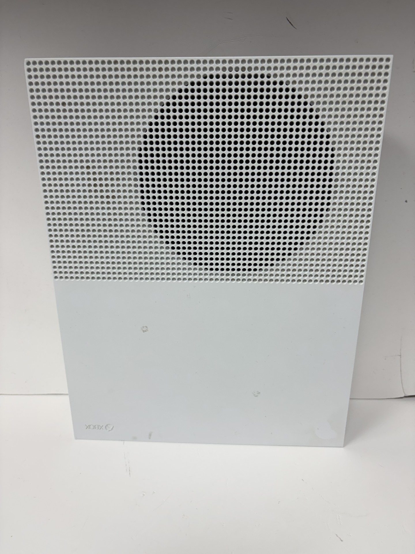 Product photo for MICROSOFT xbox one s disc edition white comes with controller and wires unboxed
