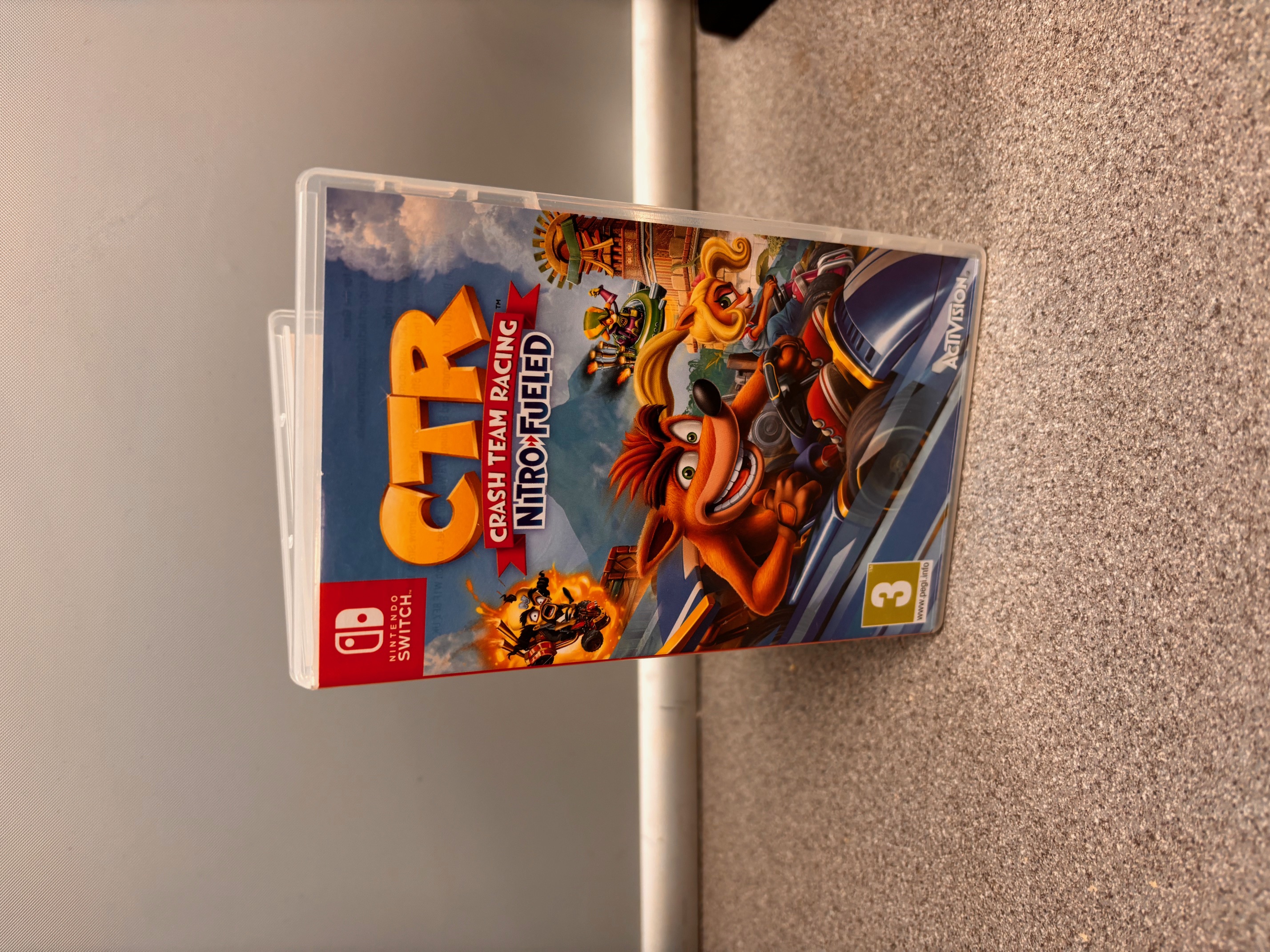 Product photo for nintendo nitro fueled crash team racing