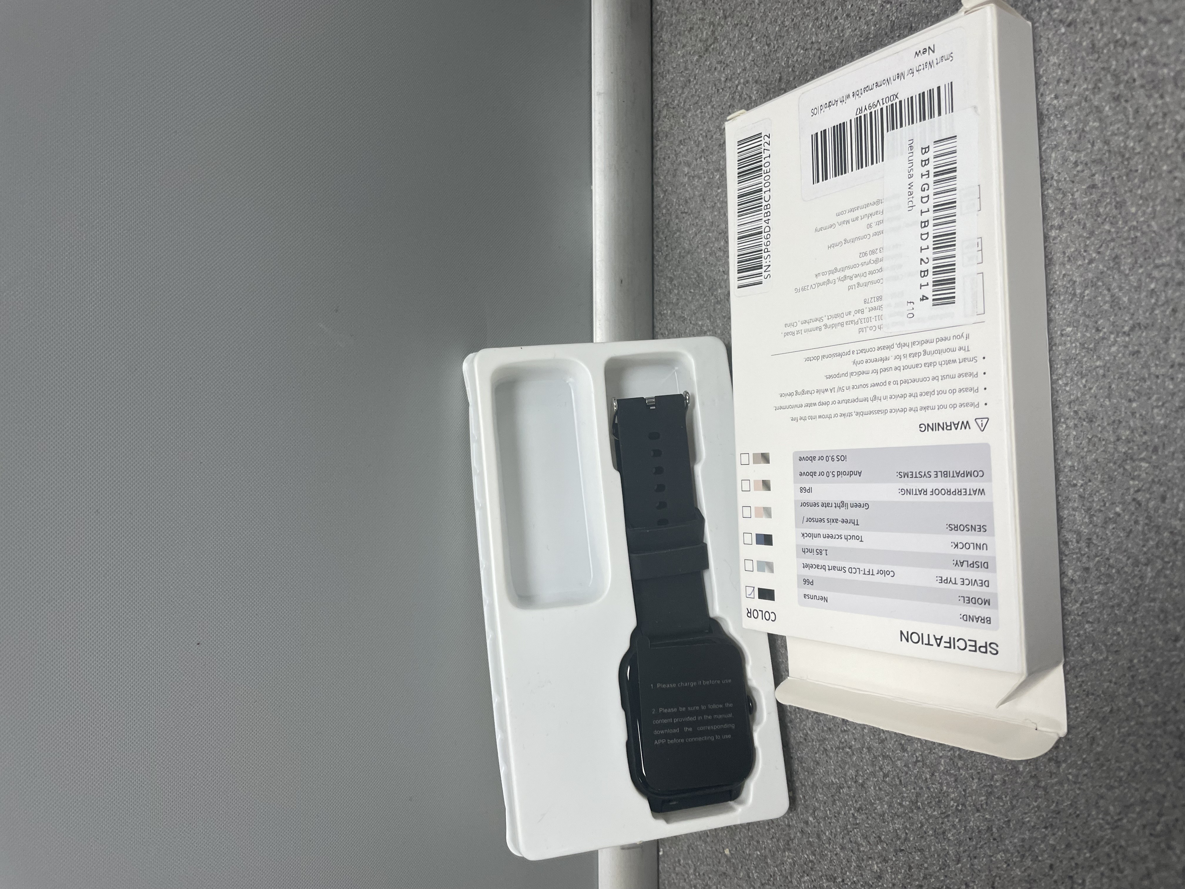 Product photo for Nerunsa Unbranded Smart Watch No Charger