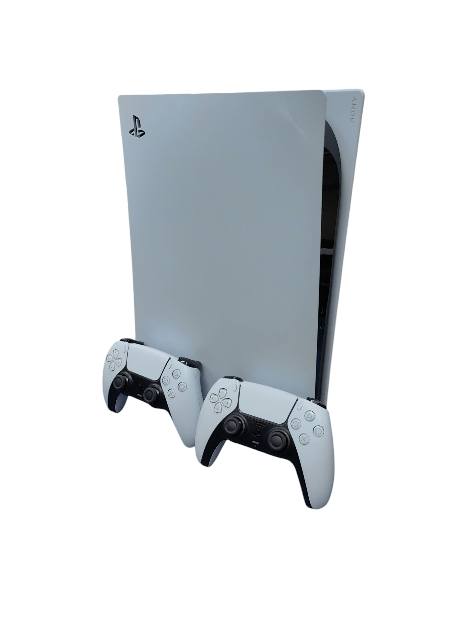 Product photo for PlayStation 5 Digital Edition - Unboxed 2 Controllers