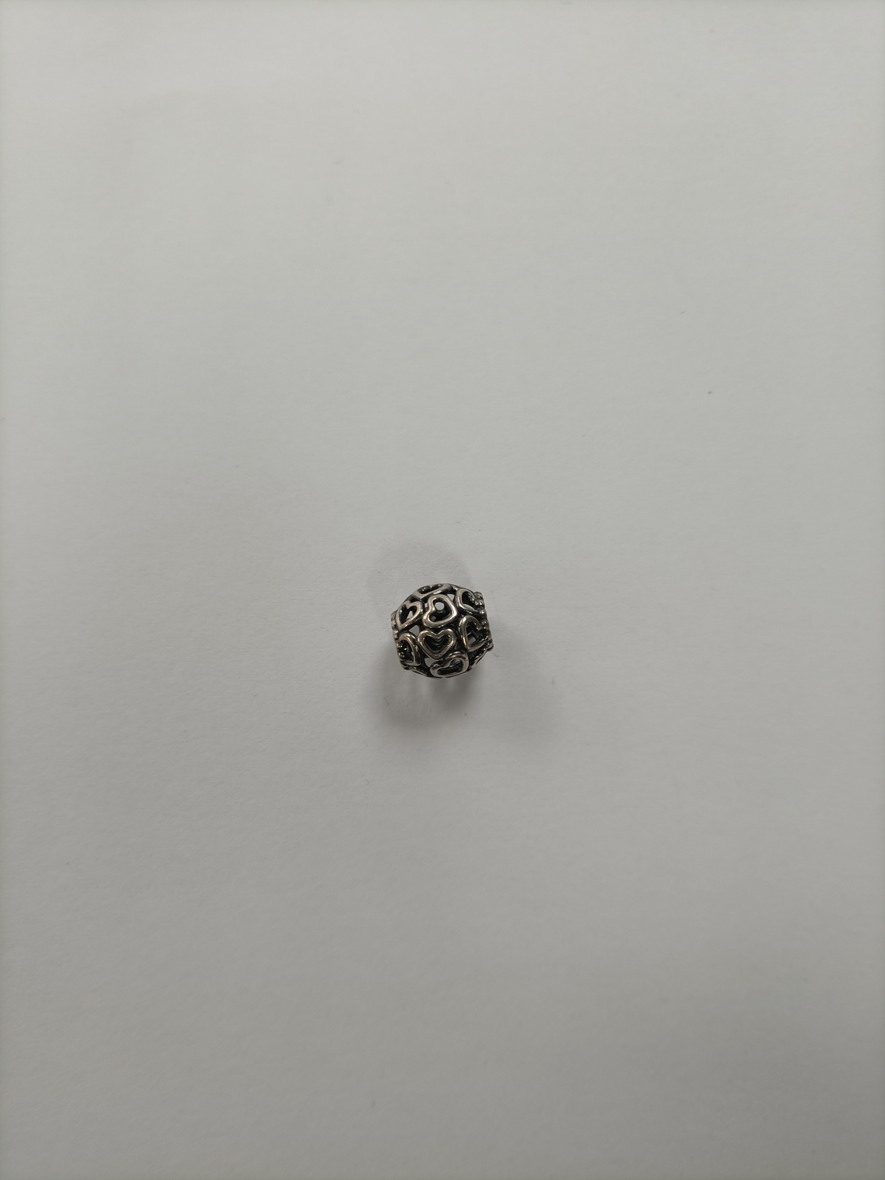 Product photo for Pandora Silver Heart Ball Charm
