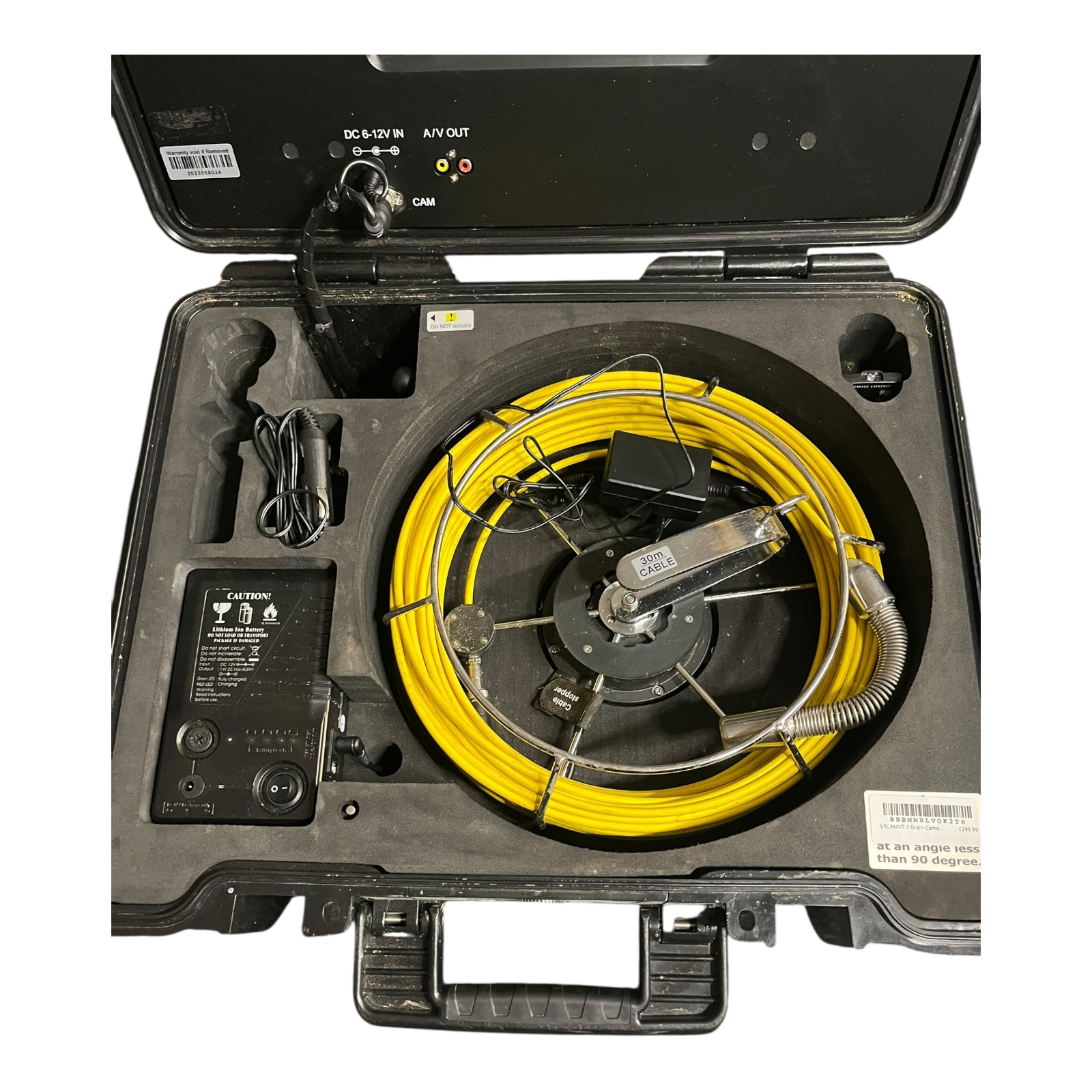 Product photo for SRCAMV7.1 Drain Camera 30m – Used, Fully Functional Needs New Battery