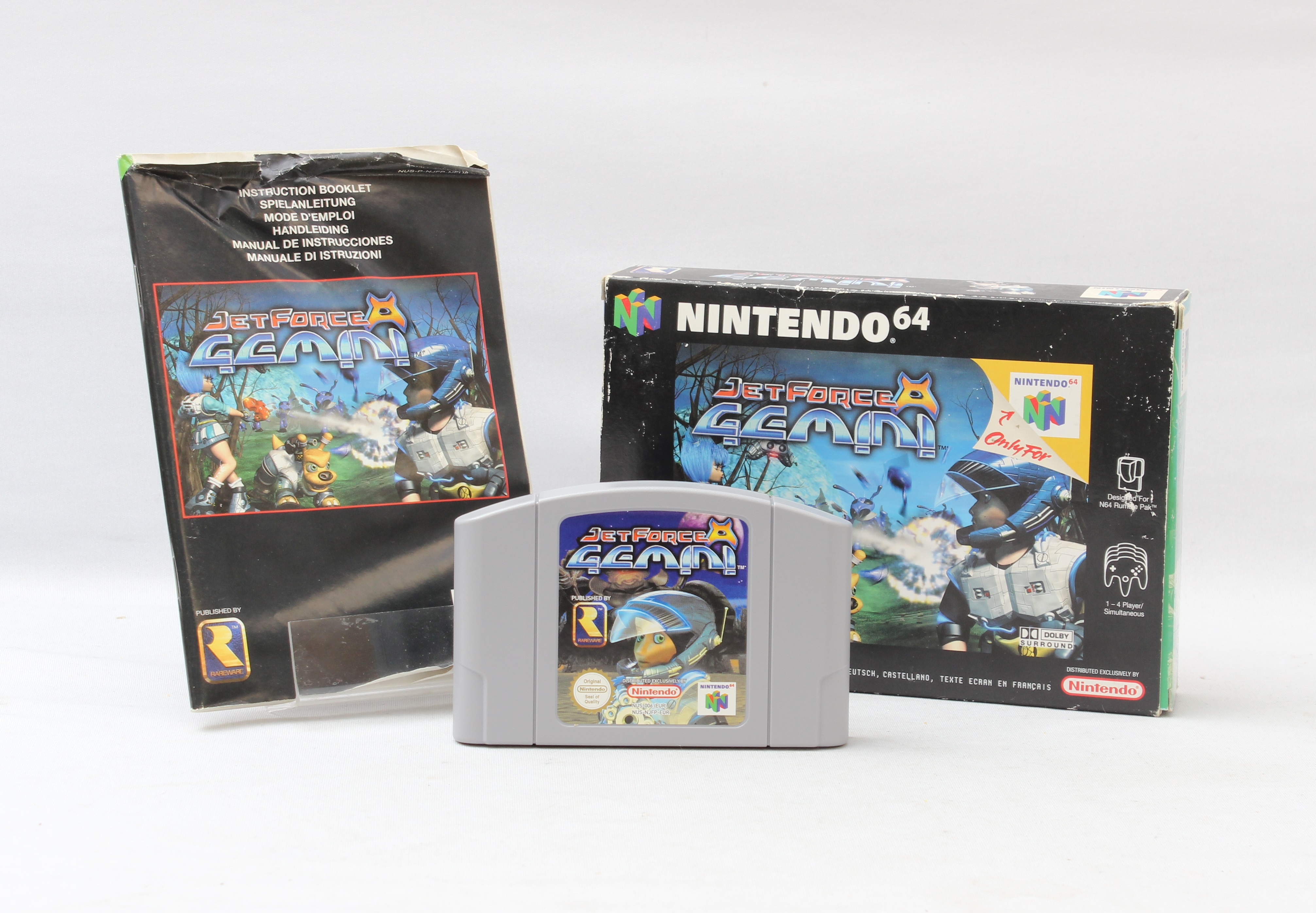 Product photo for Nintendo 64 Jet Force Gemini Video Game - Boxed (A)