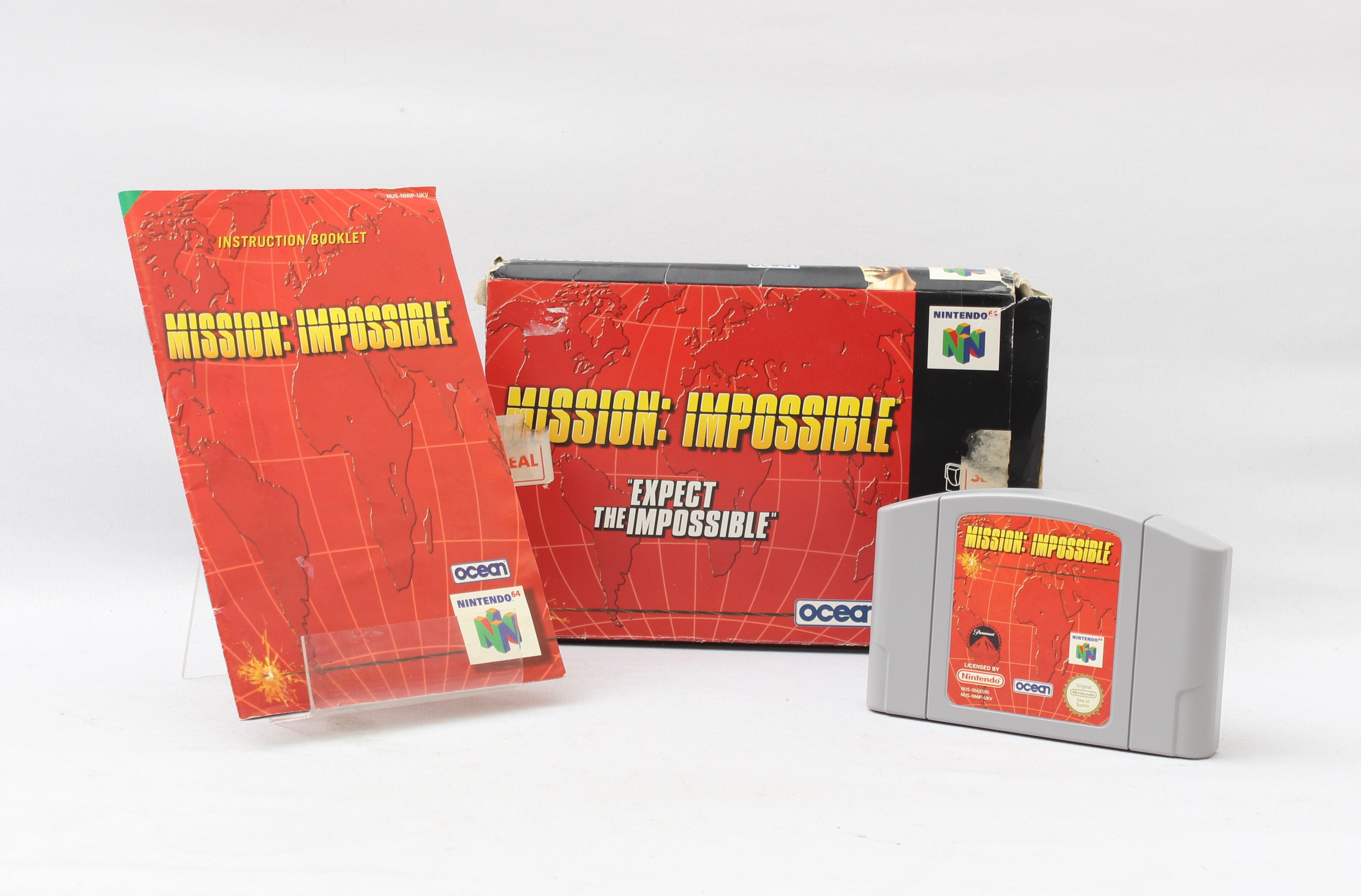 Product photo for Nintendo 64 Mission Impossible Video Game - Boxed Complete With Manual (G)