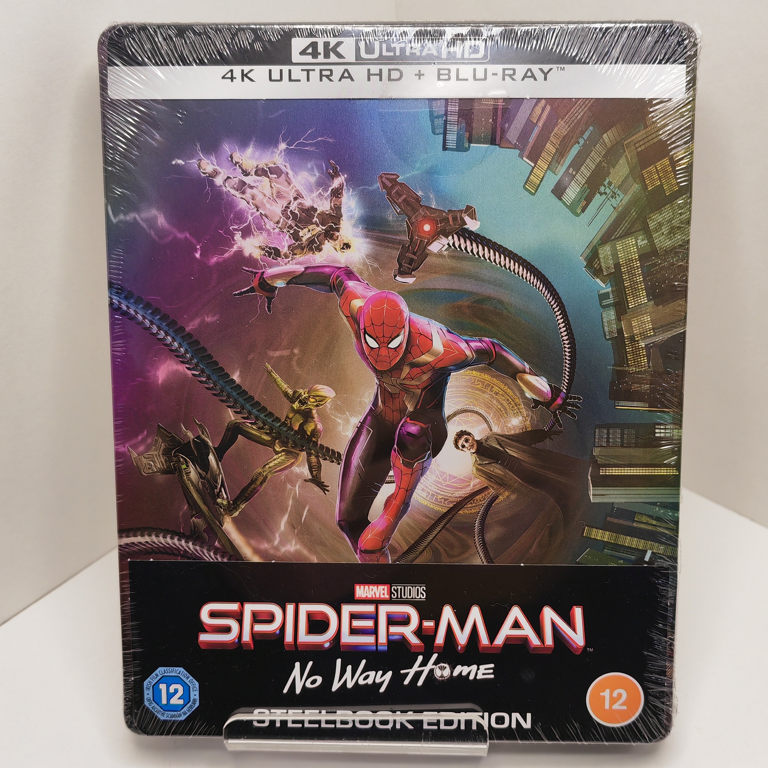 Product photo for Spider-Man: No Way Home (12) 2021 4K UHD+BR Zavvi Excl. Steelbook