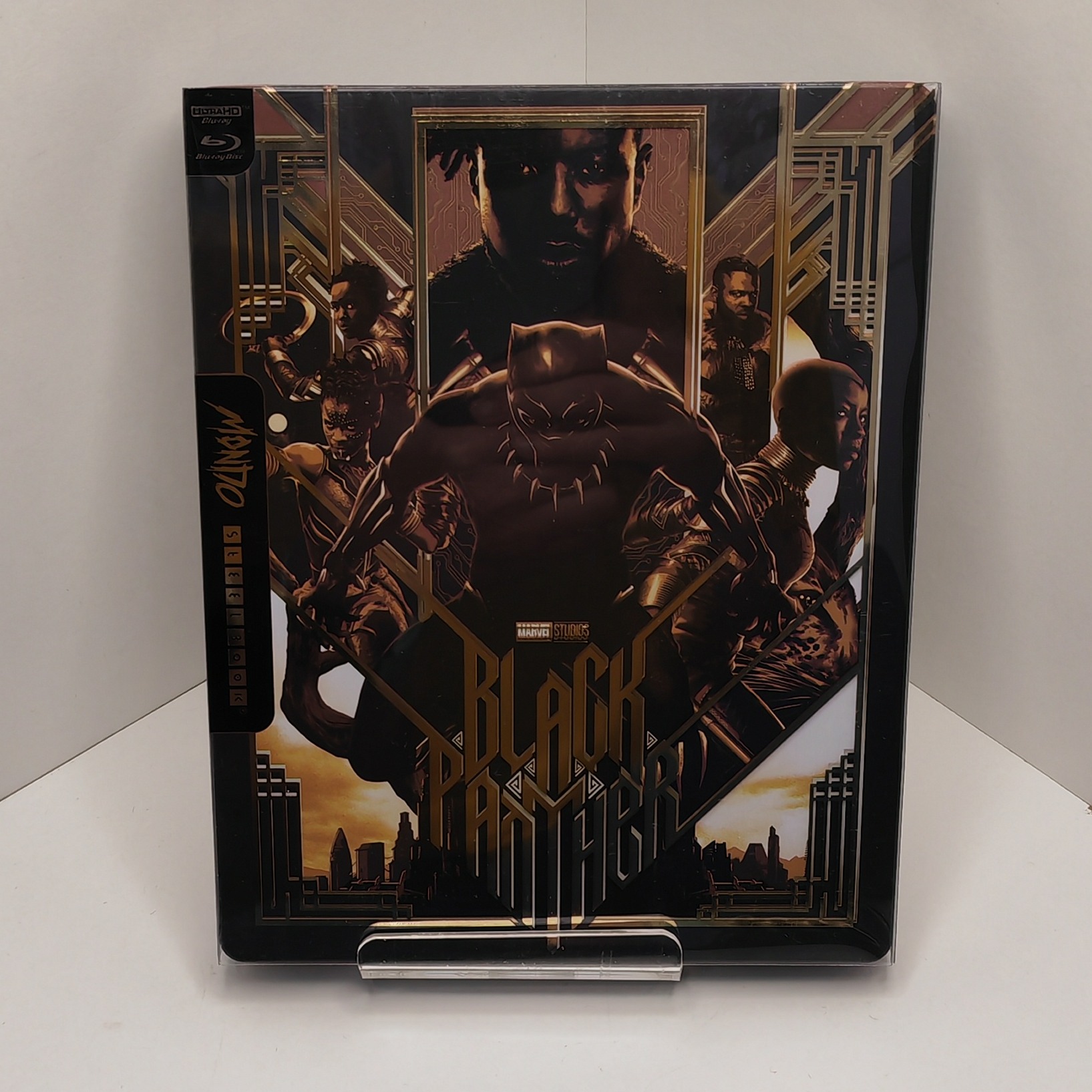 Product photo for Black Panther (12) 2018 4K UHD+BR Mondo Steelbook Edition (2 Disc)