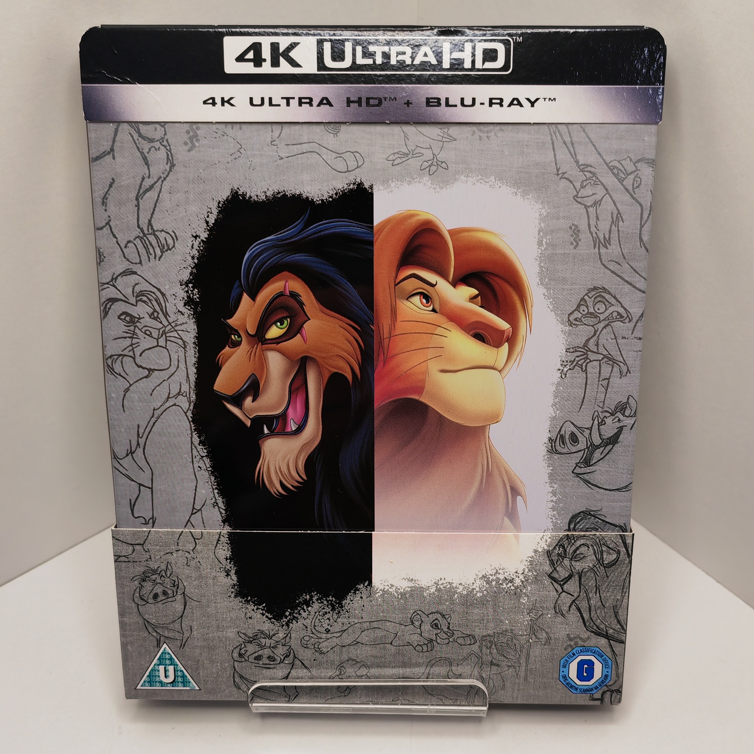Product photo for Lion King, The (U) 1994 4K UHD+BR Limited Ed. Steelbook
