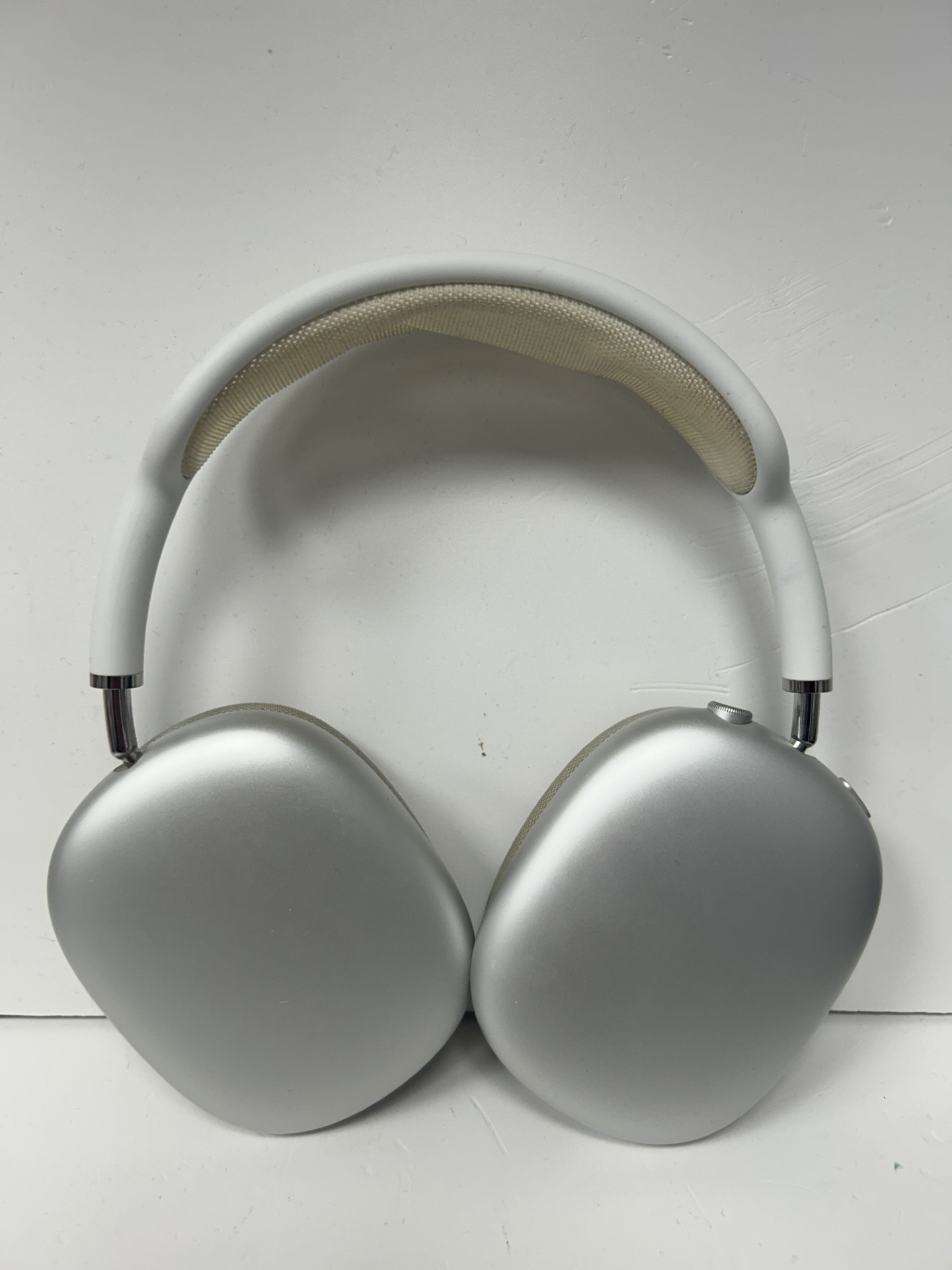 Product photo for Apple AirPods Max Wireless Over-Ear Headphones white unboxed