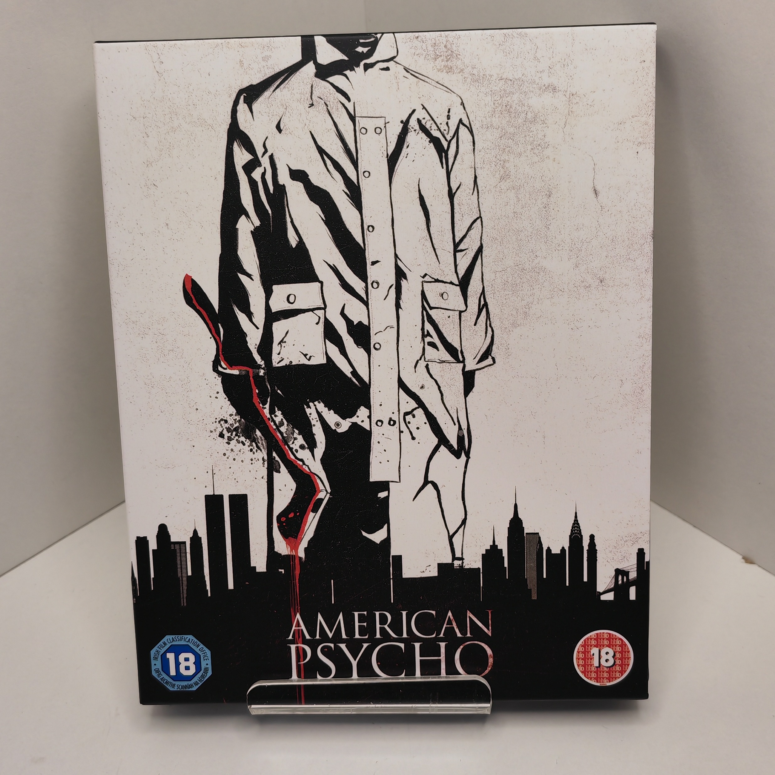 Product photo for American Psycho (18) 2000 BR+4K UHD Zavvi Exclusive Limited Ed. Steelbook