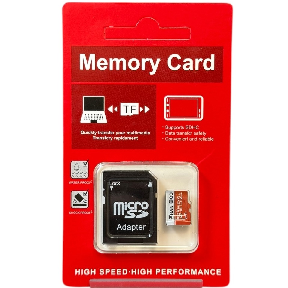 Product photo for New: Frangoo MicroSDXC Memory Card - 512GB Storage