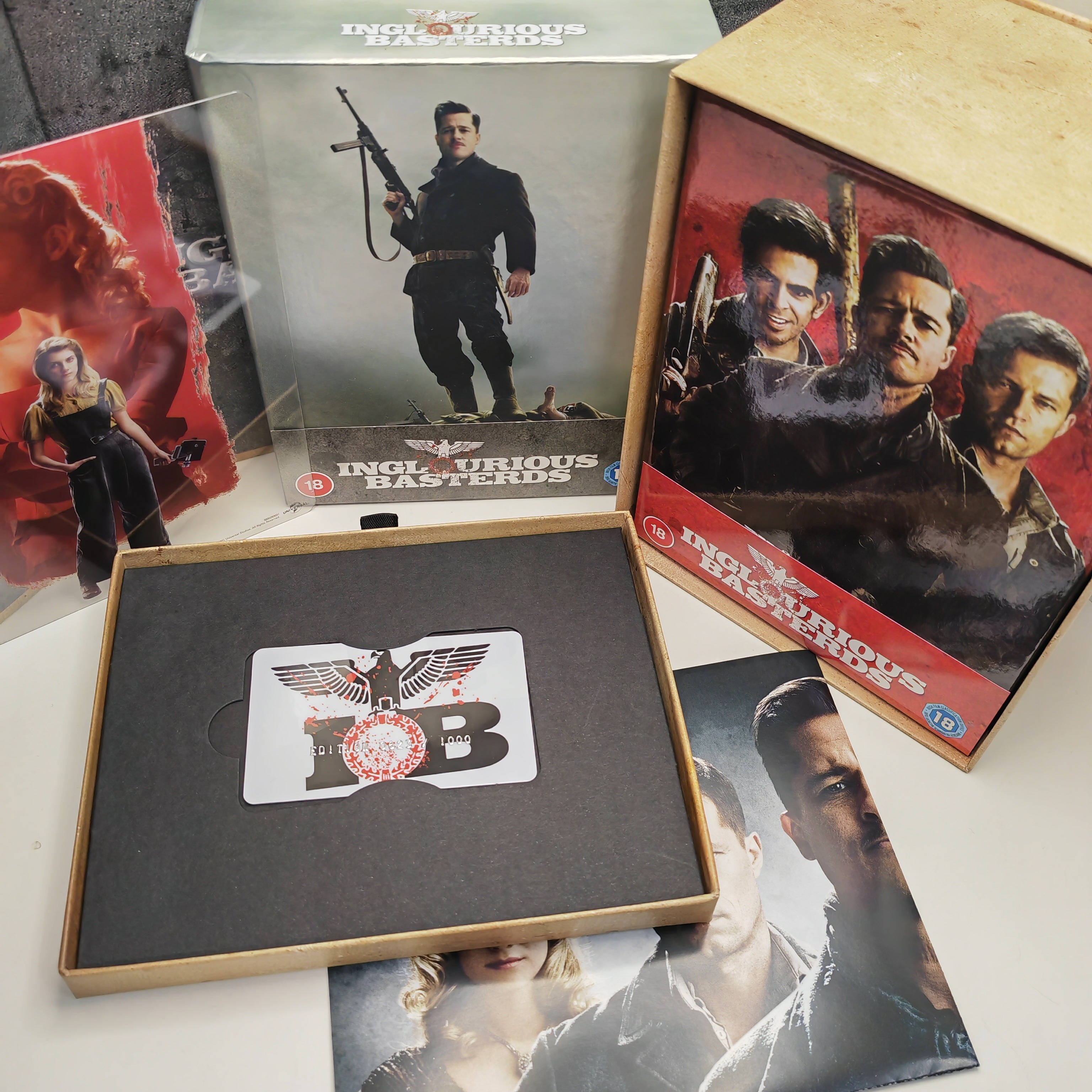 Product photo for Inglorious Basterds (18) 4K UHD Ed. w/Booklet x2, Cards x24
