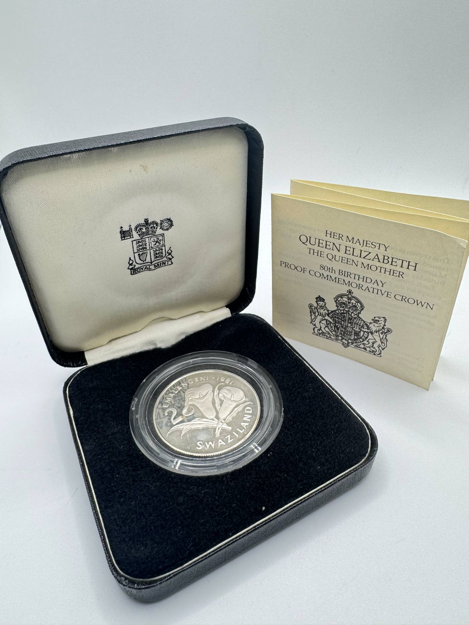 Product photo for Silver King Sobhuza II Diamond Jubilee 1981 Coin