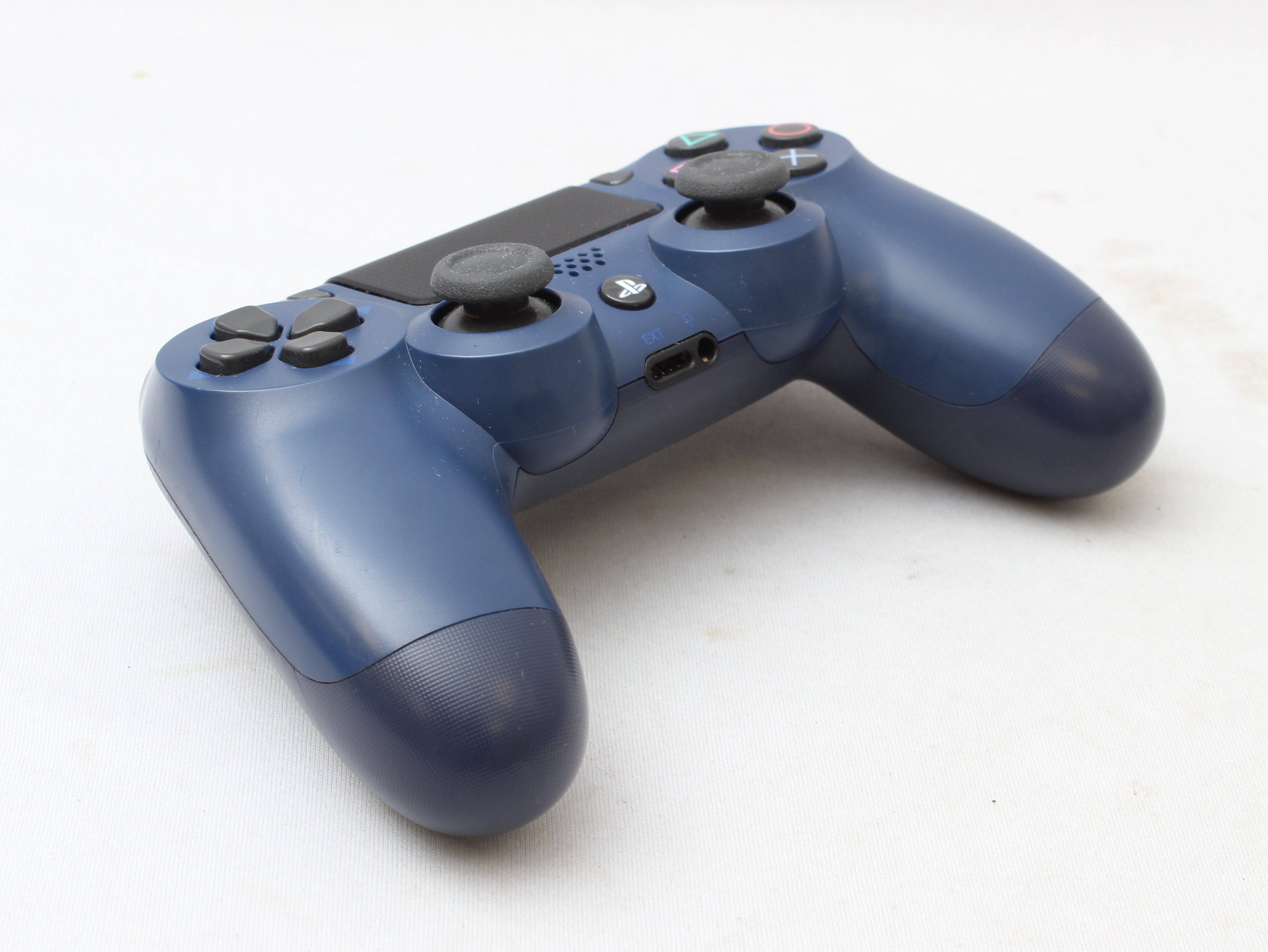 Product photo for PlayStation Sony 4 PS4 Dualshock Wireless Controller - Midnight Blue (U)