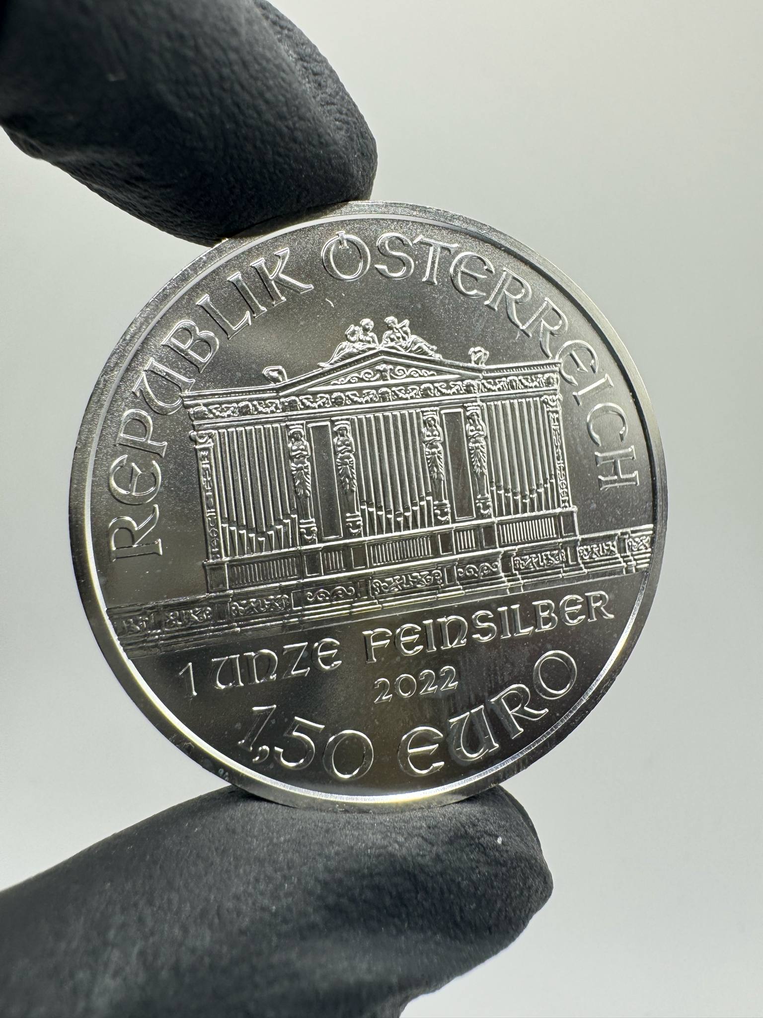 Product photo for Silver 1oz Austrian Philharmonic Coin Mixed Years