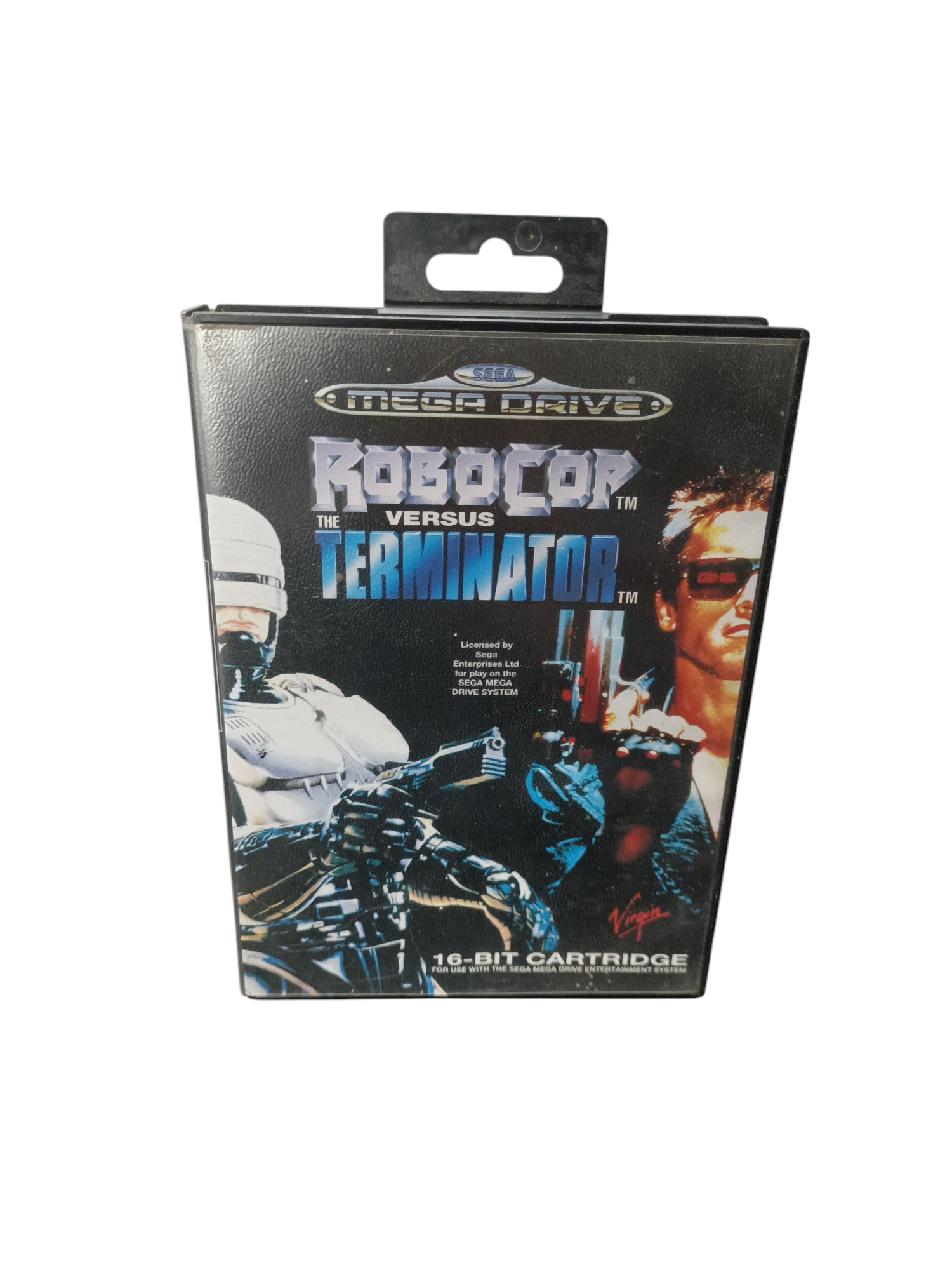 Product photo for The robocop versus the terminator Sega Mega Drive