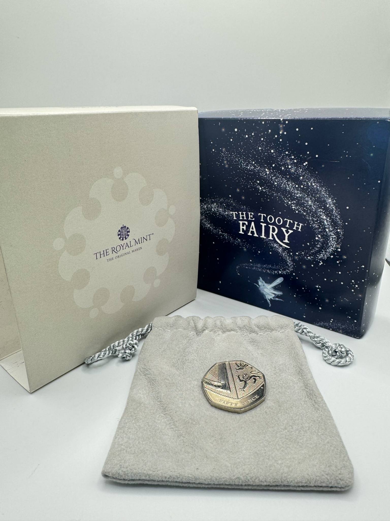 Product photo for The Royal Mint 'The Tooth Fairy' Uncirculated 50p