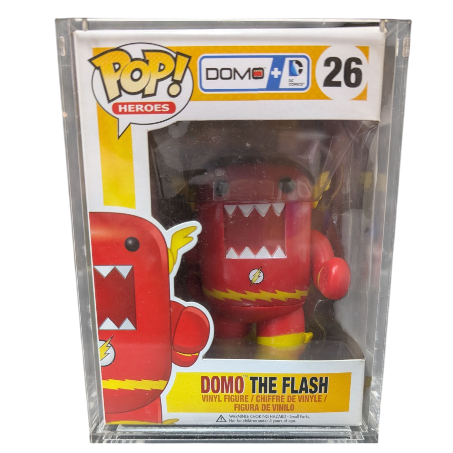 Product photo for Funko Pop! Heroes #26 – Domo as The Flash