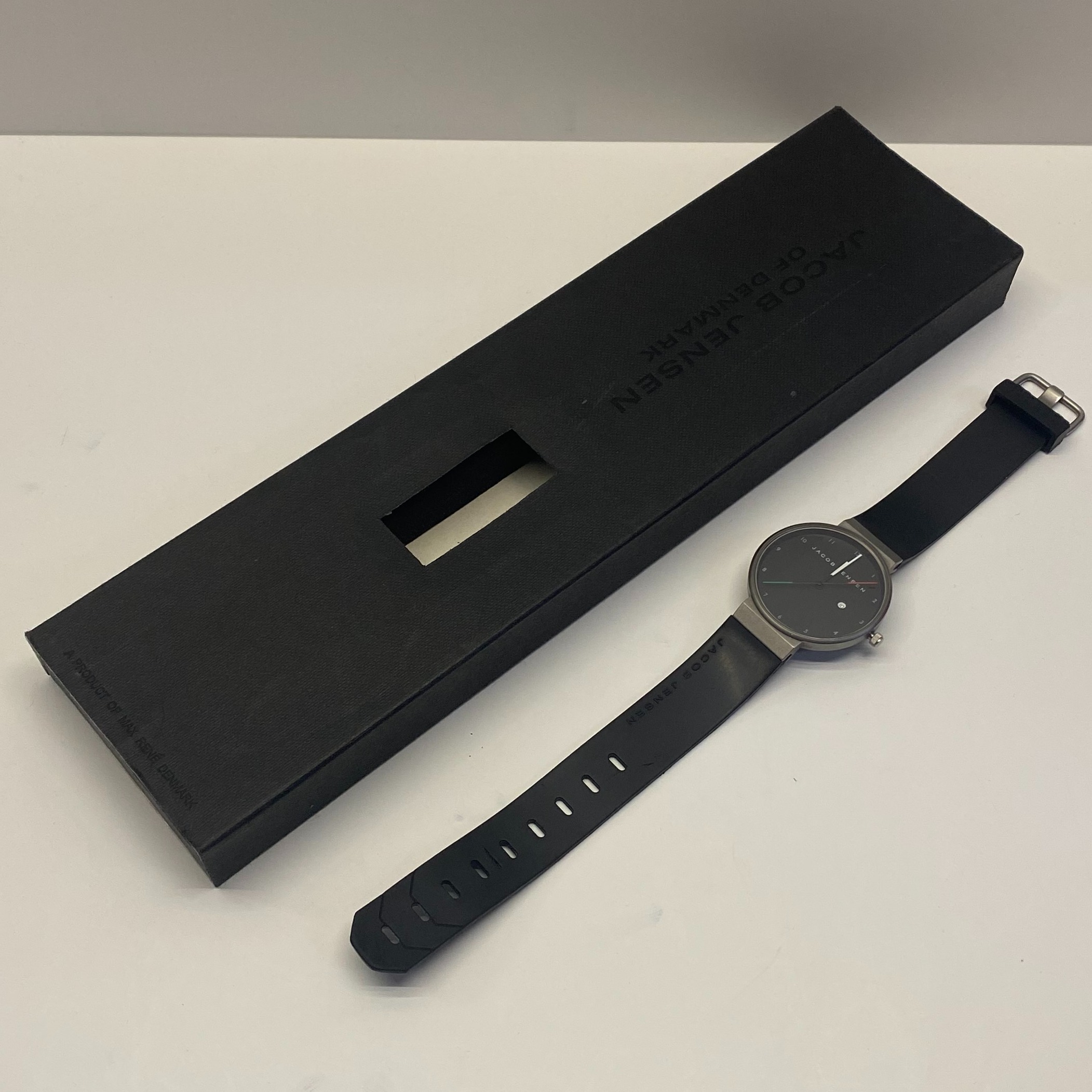 Product photo for Jacob Jensen Titan CT Mens Watch Boxed